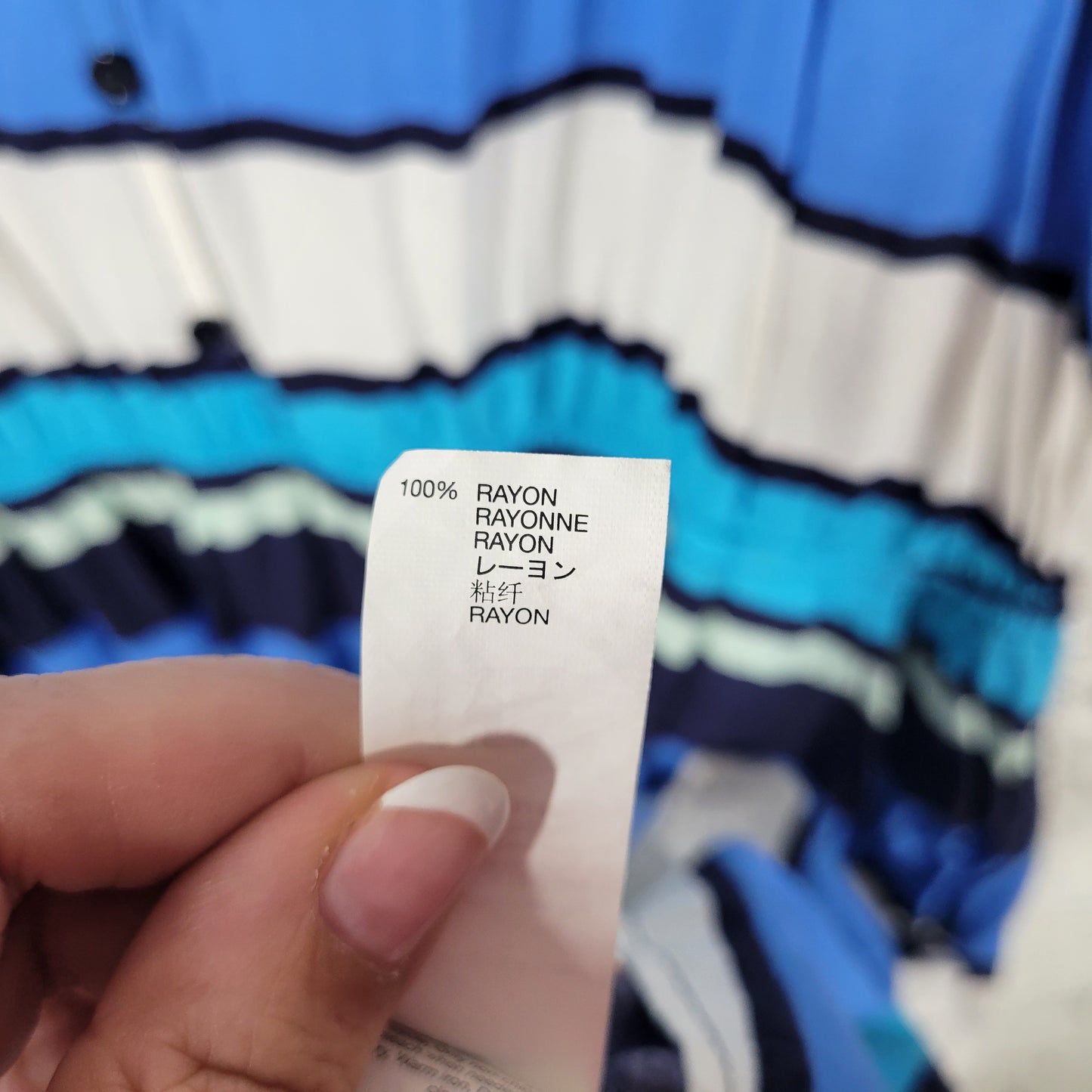Gap Women XXL Sheath Dress Blue White Striped Sleeveless V-Neck Pockets STR110E