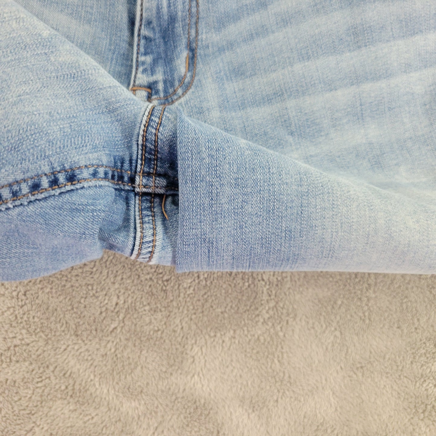 Maurices Jeans 18W Short Womens Plus Medium Wash Straight Leg Stretch SL110E