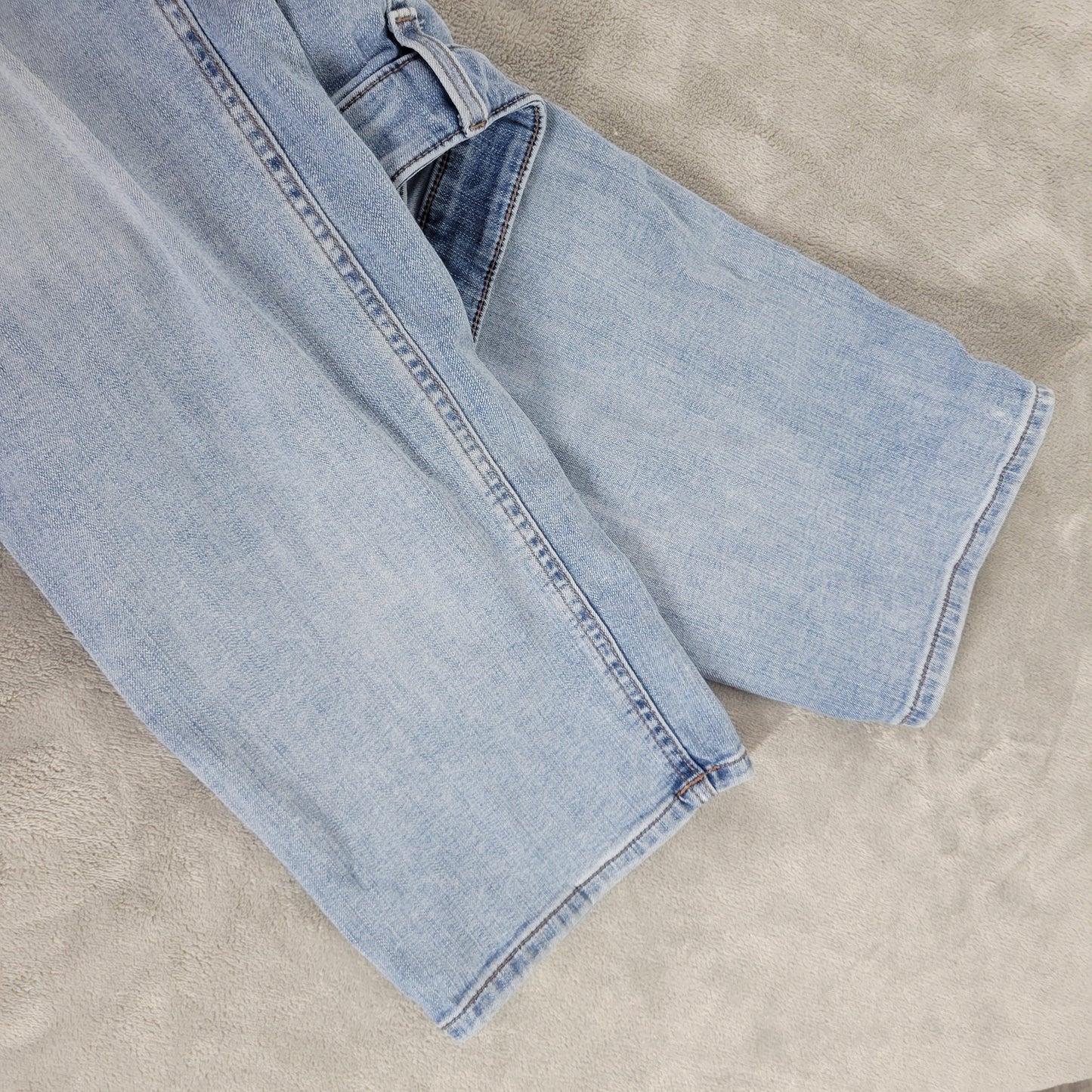 Maurices Jeans 18W Short Womens Plus Medium Wash Straight Leg Stretch SL110E
