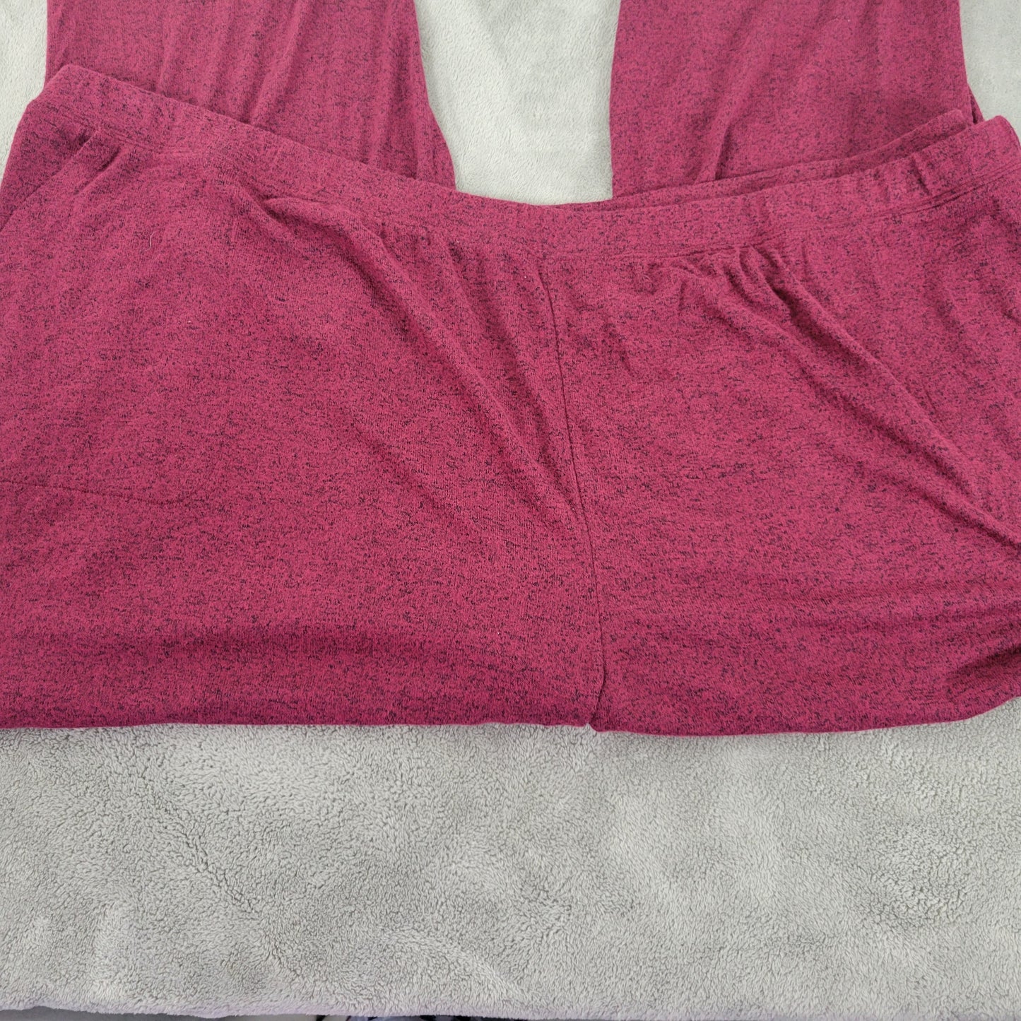 Catherines Women 5X Pajama Pants Purple Lounge Sleepwear Solid Rayon PUR40E