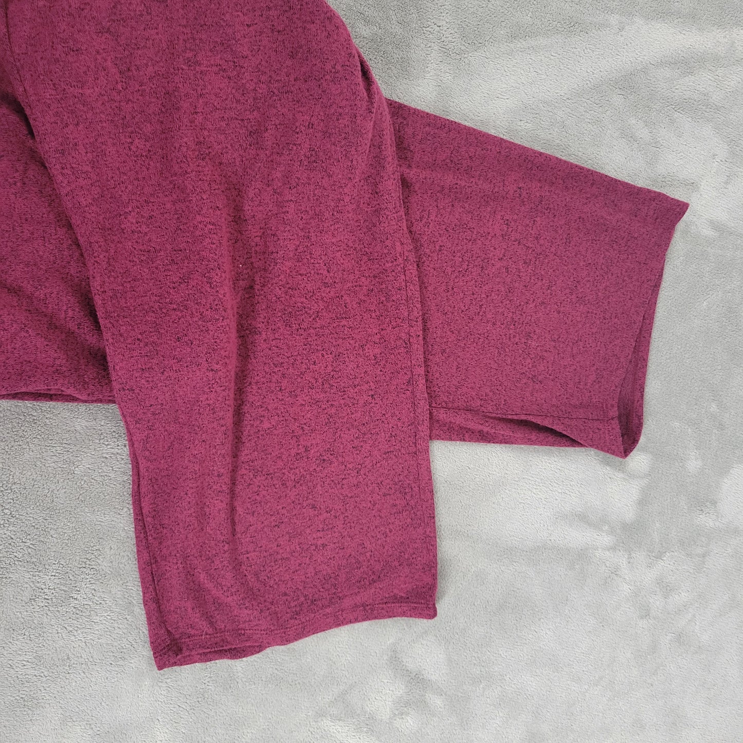 Catherines Women 5X Pajama Pants Purple Lounge Sleepwear Solid Rayon PUR40E