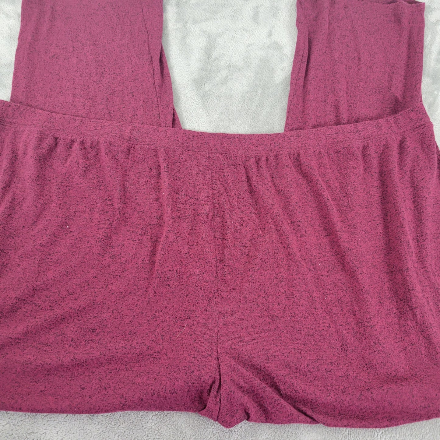 Catherines Women 5X Pajama Pants Purple Lounge Sleepwear Solid Rayon PUR40E