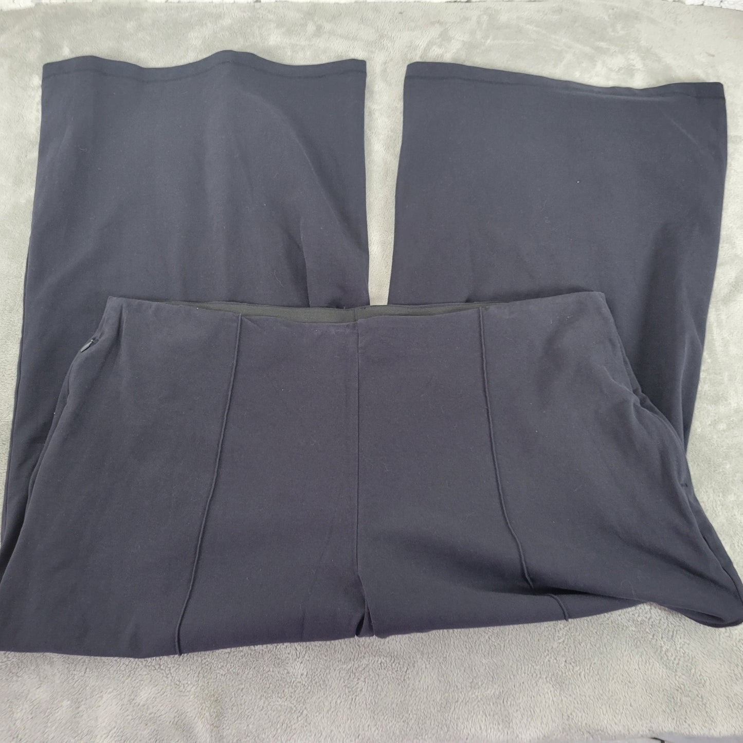 Lands' End Women's Blue Starfish Palazzo Pants 3X Cotton Blend Pull On SL108E