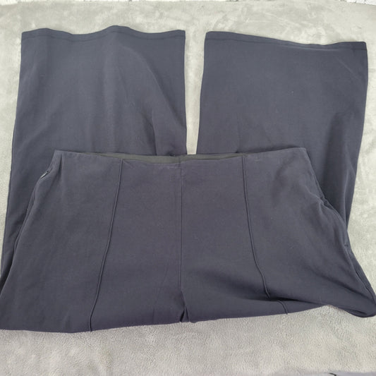 Lands' End Women's Blue Starfish Palazzo Pants 3X Cotton Blend Pull On SL108E