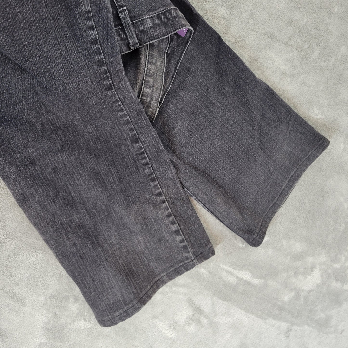Gloria Vanderbilt Amanda Jeans 24W Plus Black Cropped Bootcut BOO2E