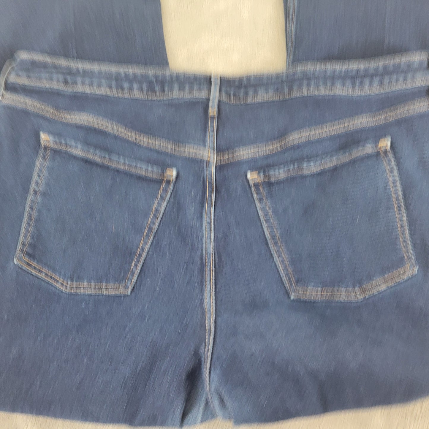Old Navy Wow Women Plus 22 Wide Leg Jeans Dark Blue Wash Denim SL107E