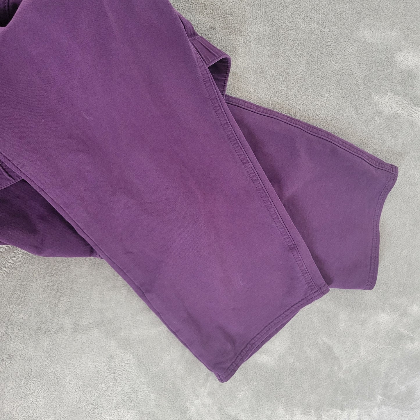 Catherines Plus Size 3XWP Petite Jeans Purple Cropped Knit Cotton Denim SL102E