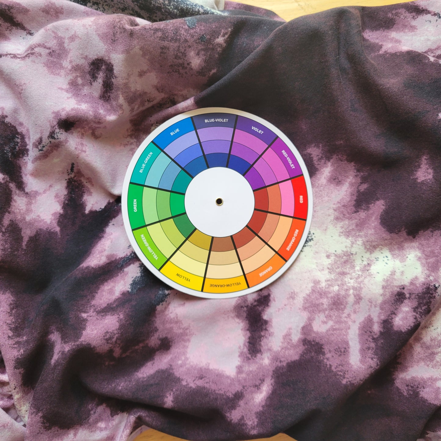 Rue 21 Plus 2X Purple Tie Dye Crop Top Boat Neck Long Sleeve Casual TIE2XE
