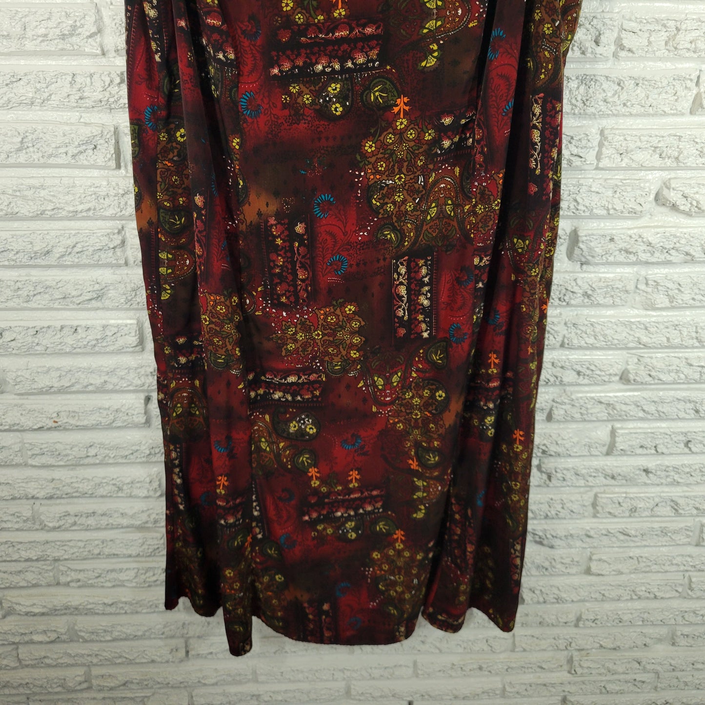 Anna Maxwell Womens Dress 22WP Petite Paisley Floral Shift Sleeveless Zip PAI64E