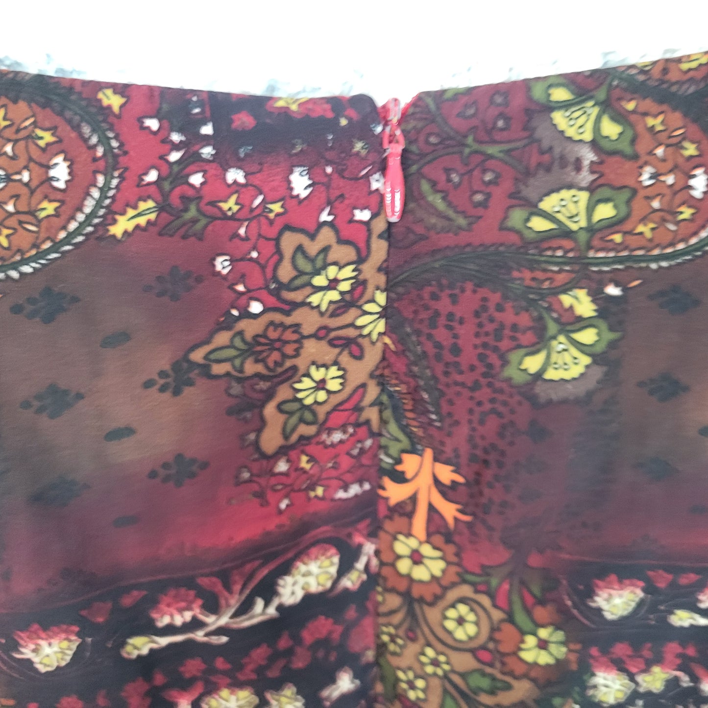 Anna Maxwell Womens Dress 22WP Petite Paisley Floral Shift Sleeveless Zip PAI64E