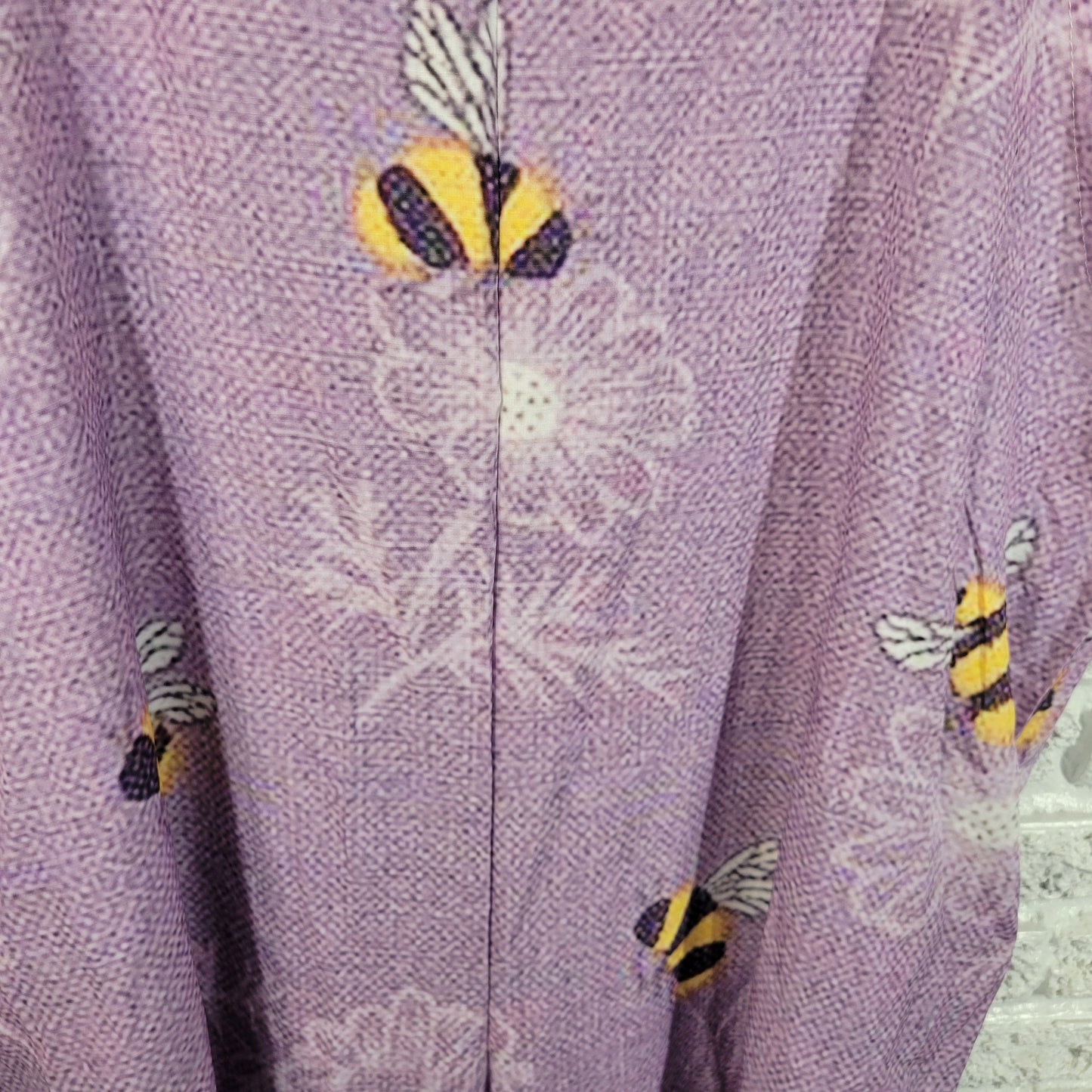 Womens Jumpsuit Plus Size 3XL Purple Bumble Bee Wide Leg Sleeveless PUR52E
