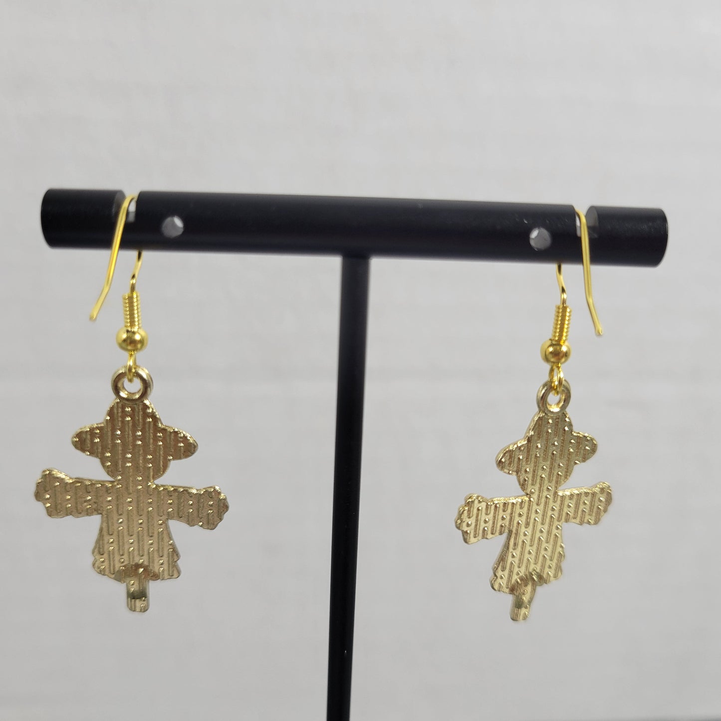 Cute Scarecrow Dangle Earrings Fall Halloween Enamel Thanksgiving E106E