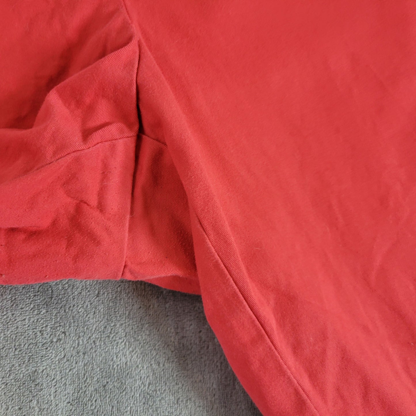 Dress Barn Womens 16W Bermuda Shorts Red Elastic Waist Pocket 11.5 Inseam RED41E
