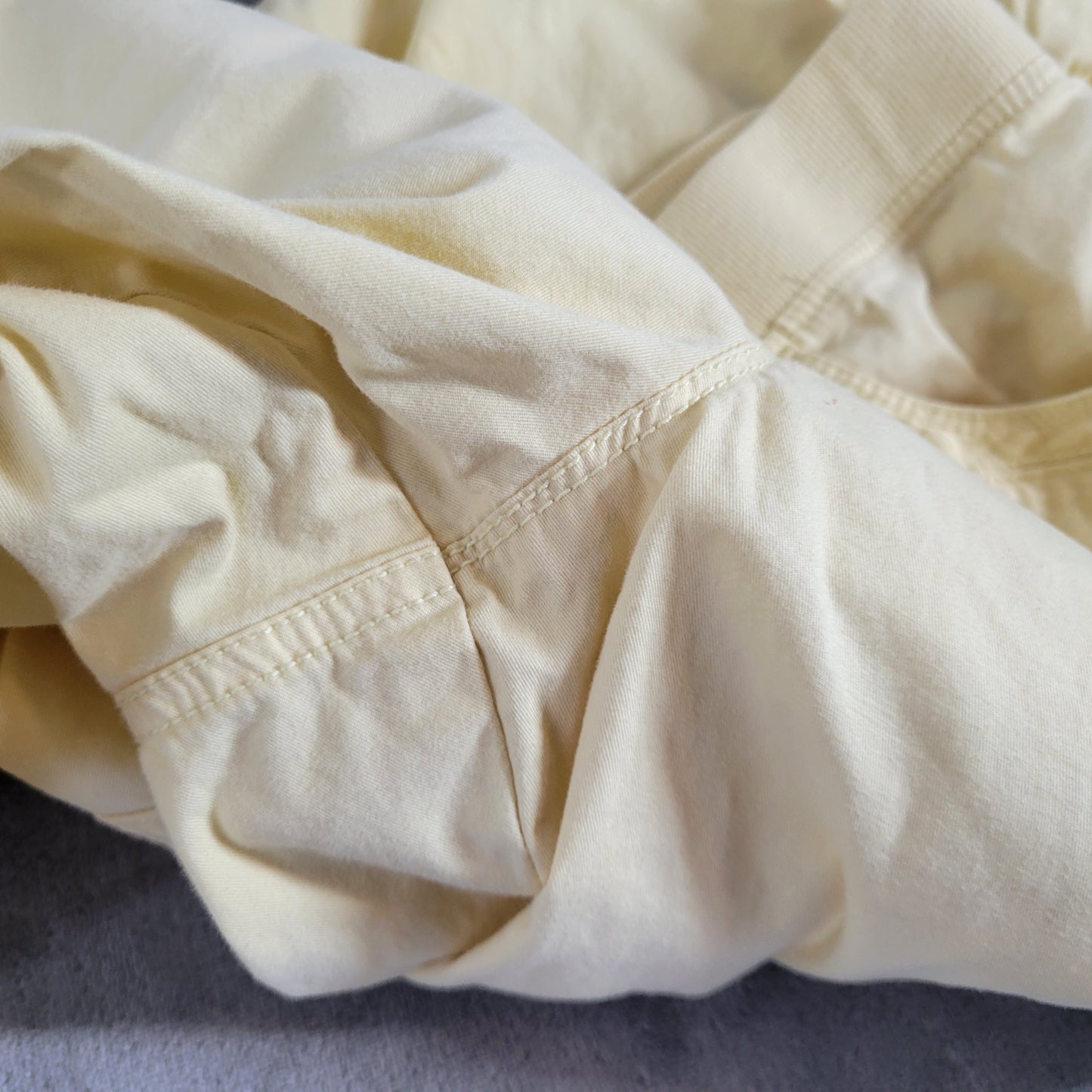 Gloria Vanderbilt Women 24W Skimmer Cargo Shorts Yellow Solid Tied Hem YEL21E