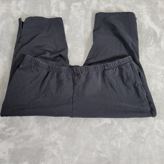 Ruby Rd Black Capri Pants PXL Plus Size Petite Pull On Elastic Waist BLA10E