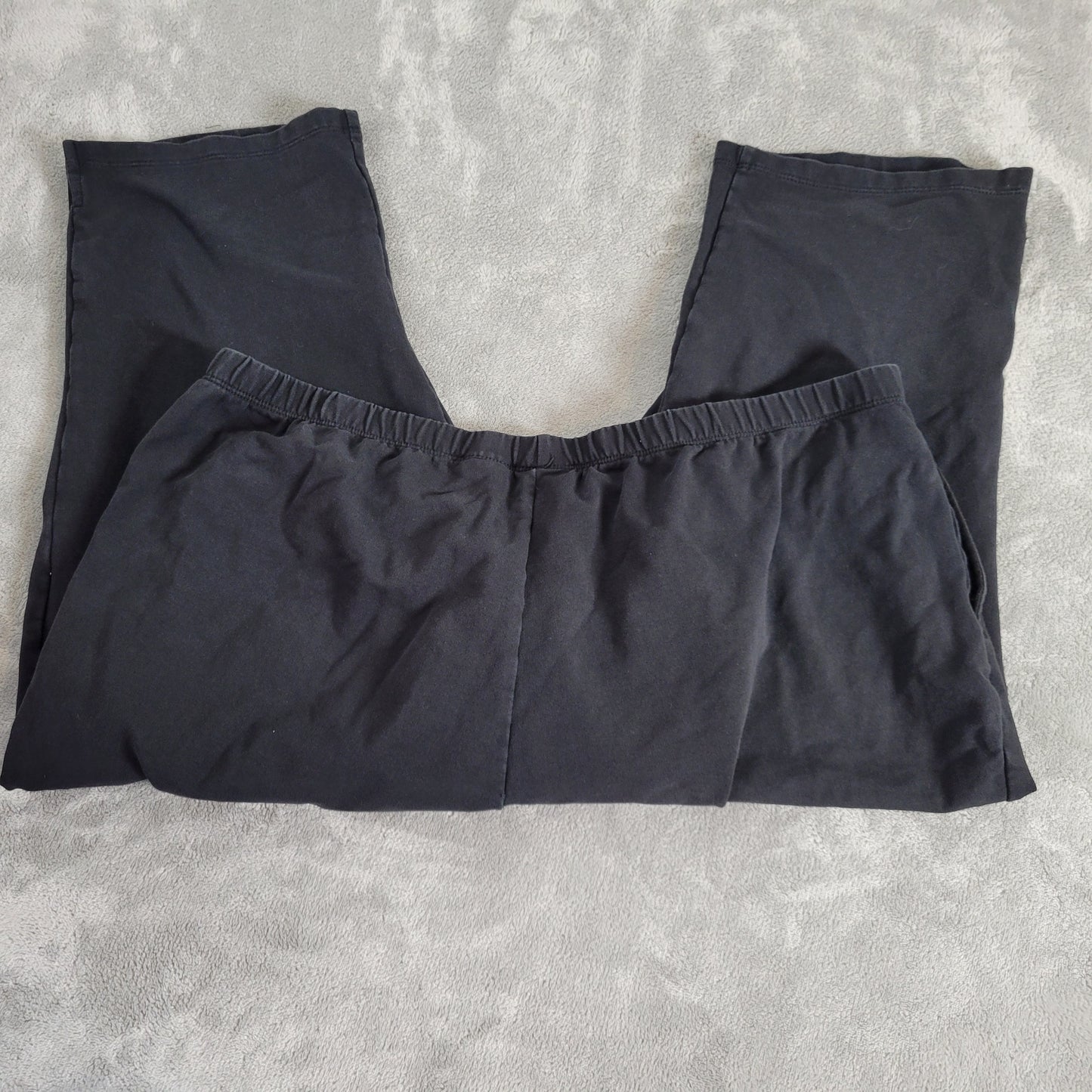 Ruby Rd Black Capri Pants PXL Plus Size Petite Pull On Elastic Waist BLA10E