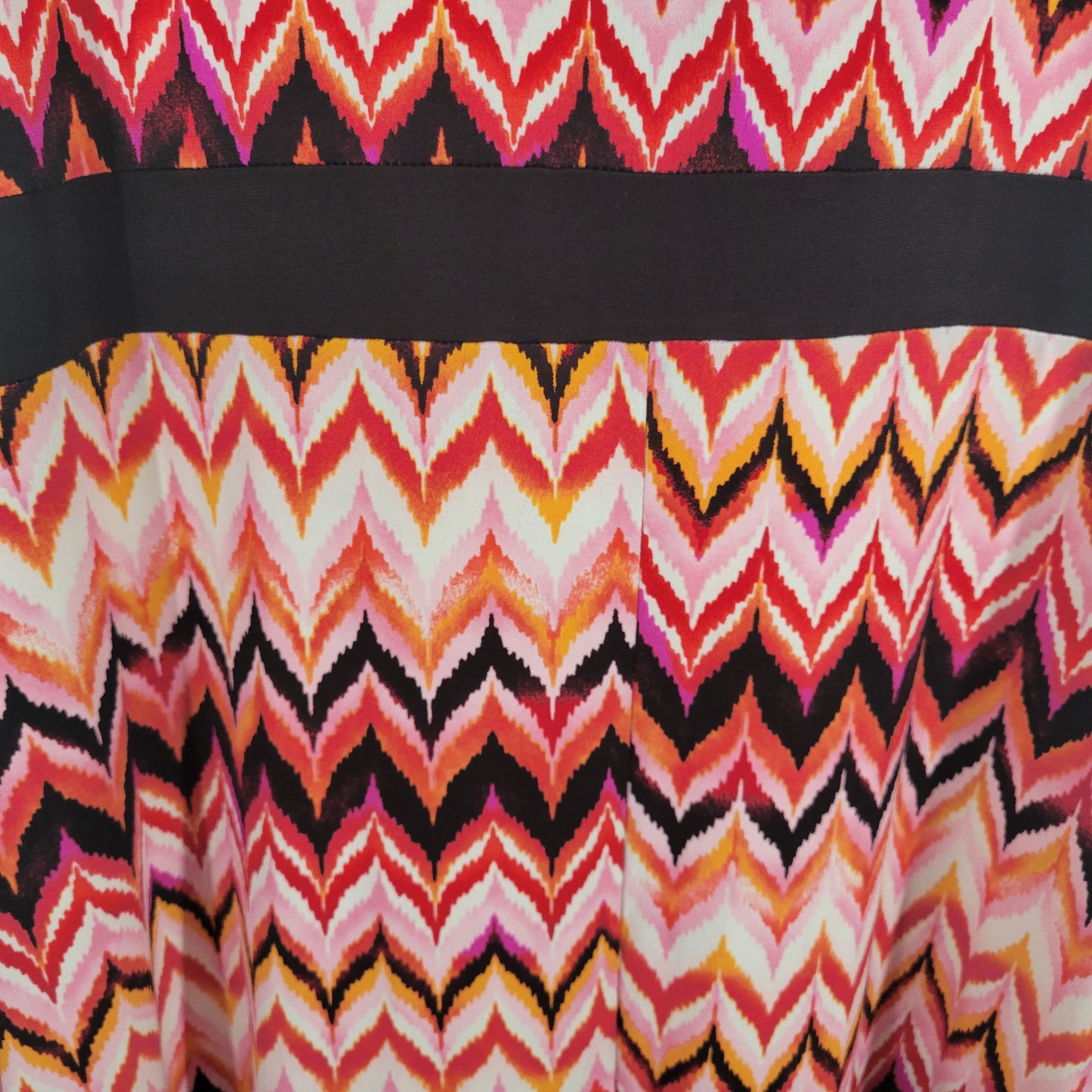 Susan Lawrence 3X Sheath Dress Multicolor Geometric Watercolor Belted GEO109E