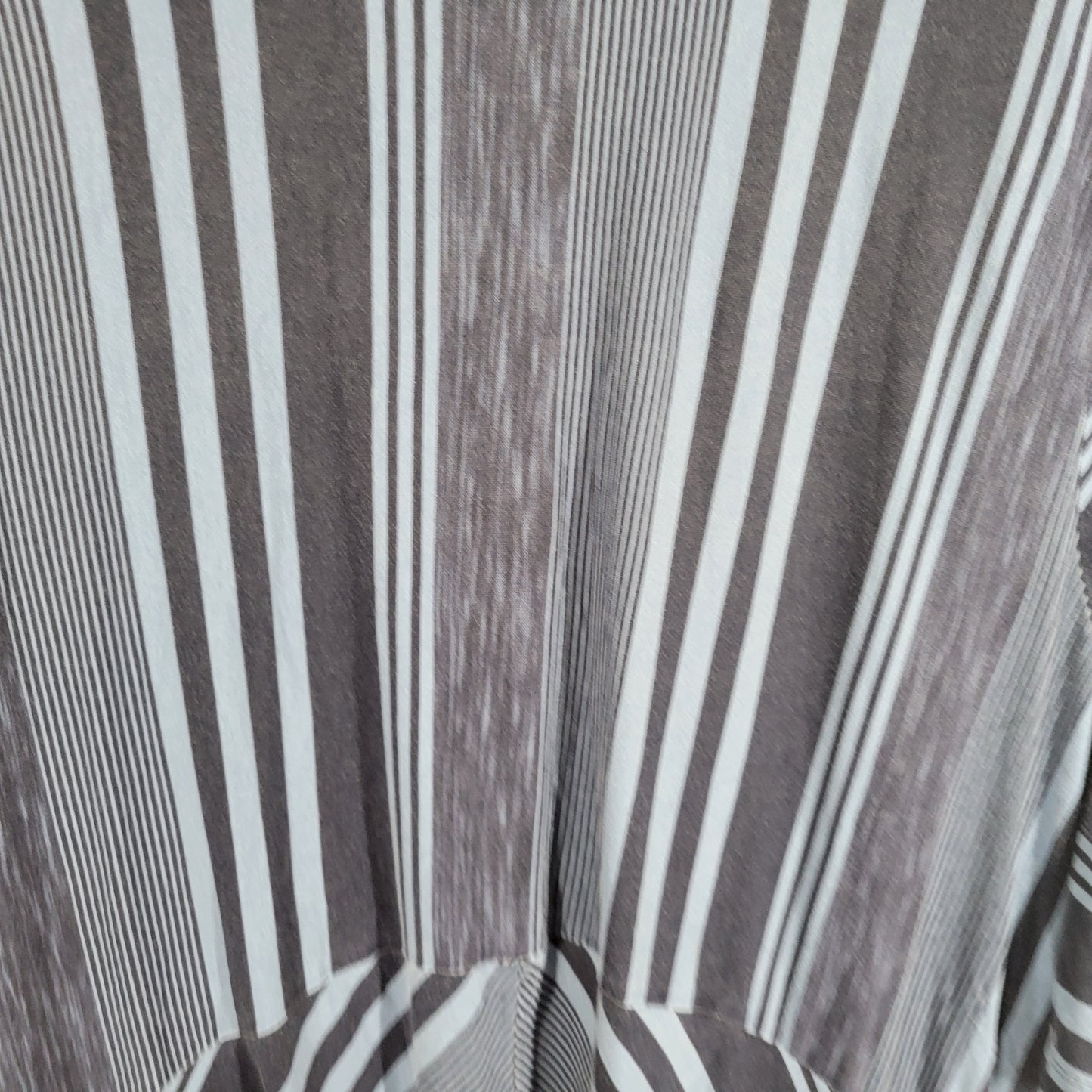 Avenue Womens Smock Tunic 18/20 Blue Stripe 3/4 Sleeve Blouse STR24E