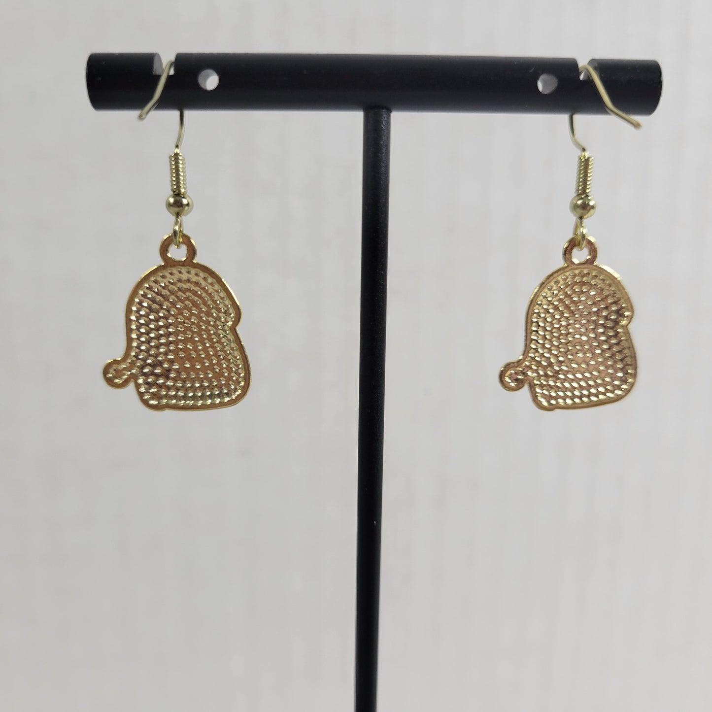 Santa Claus Penguins Earrings Christmas Gold Tone Fish Hook Holiday Winter