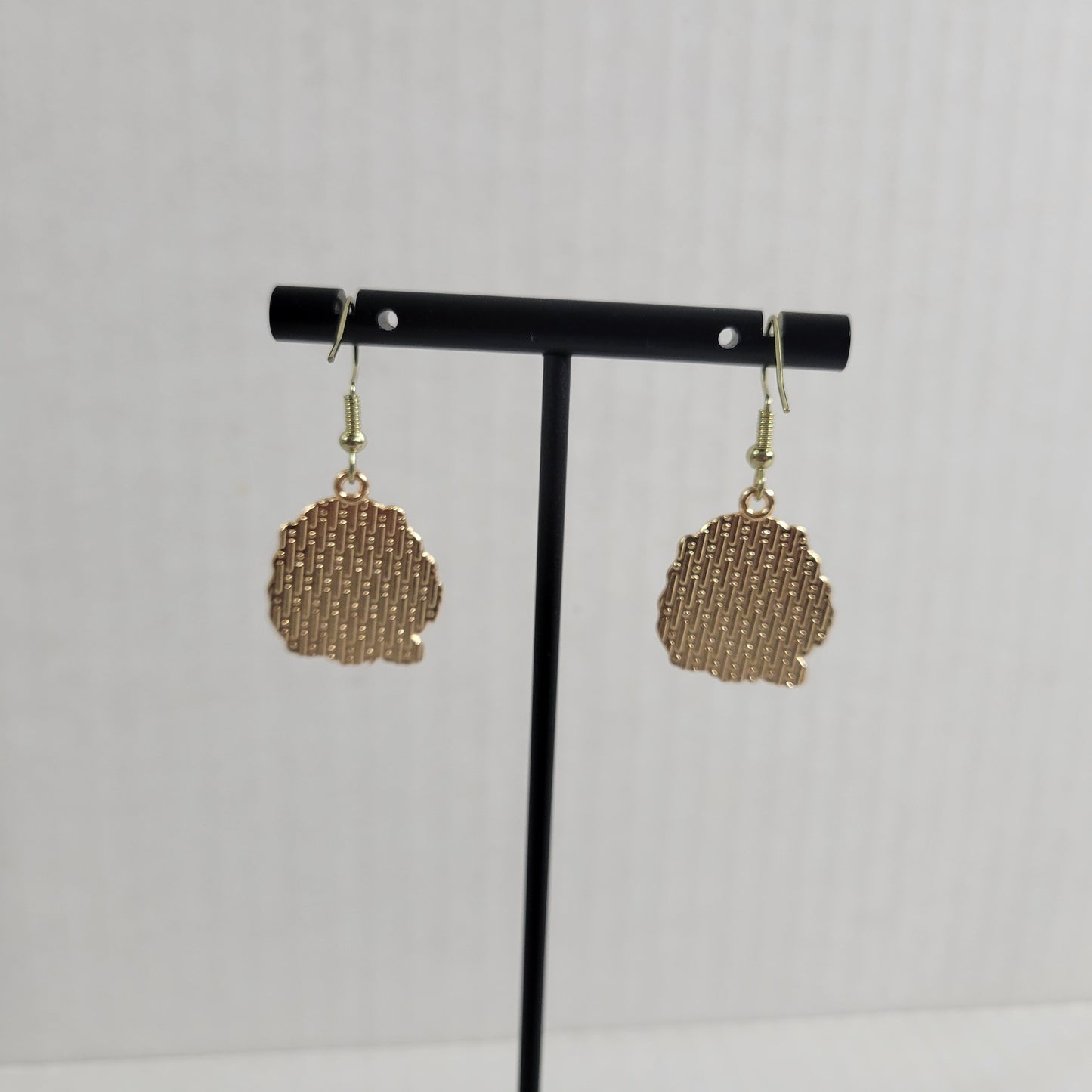 Brown Spaniel Dog Dangle Earrings Fish Hook Puppy Jewelry Pet Lover E22E