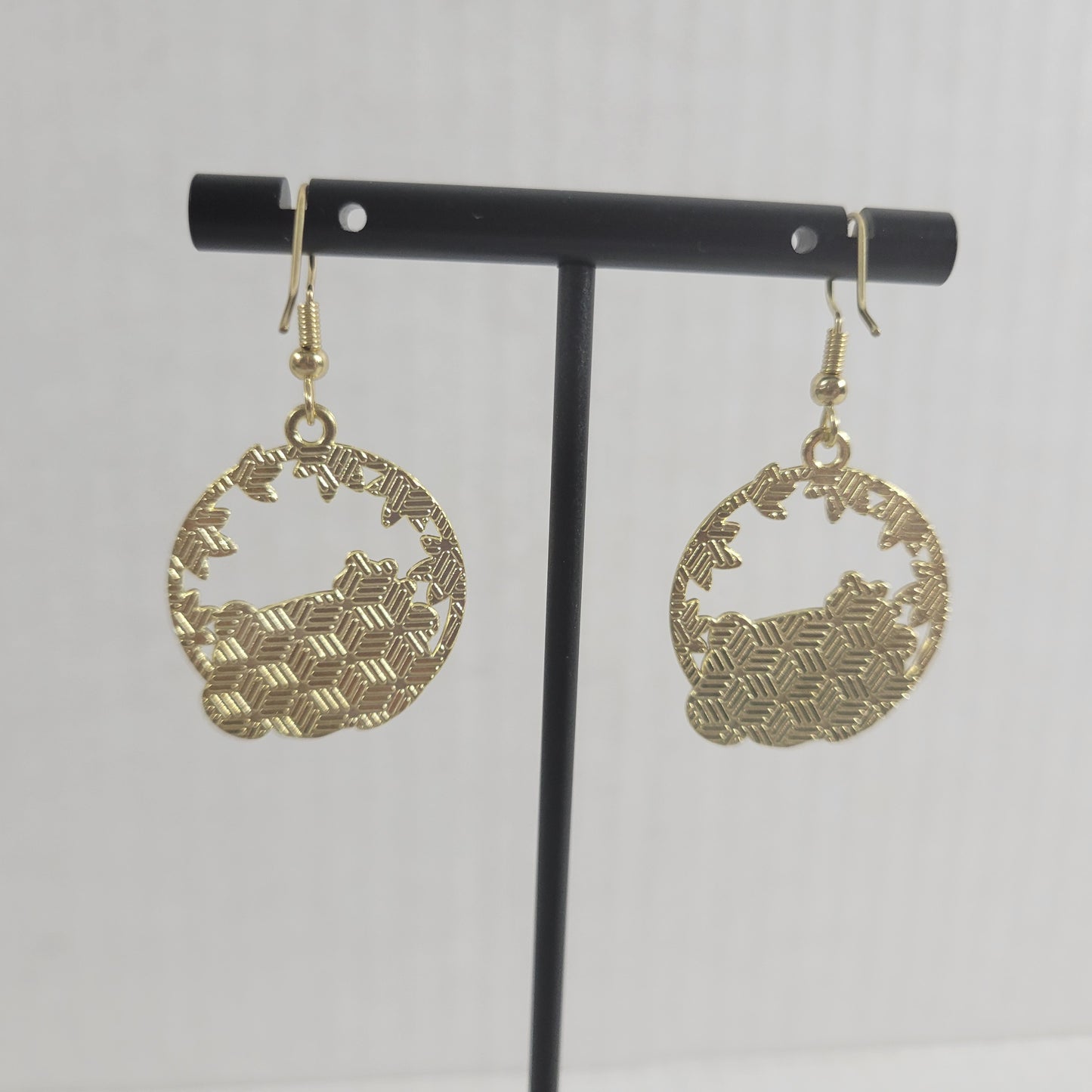 Panda Bear Mom Baby Dangle Earrings Fish Hook Fashion Novelty Jewelry New E36E