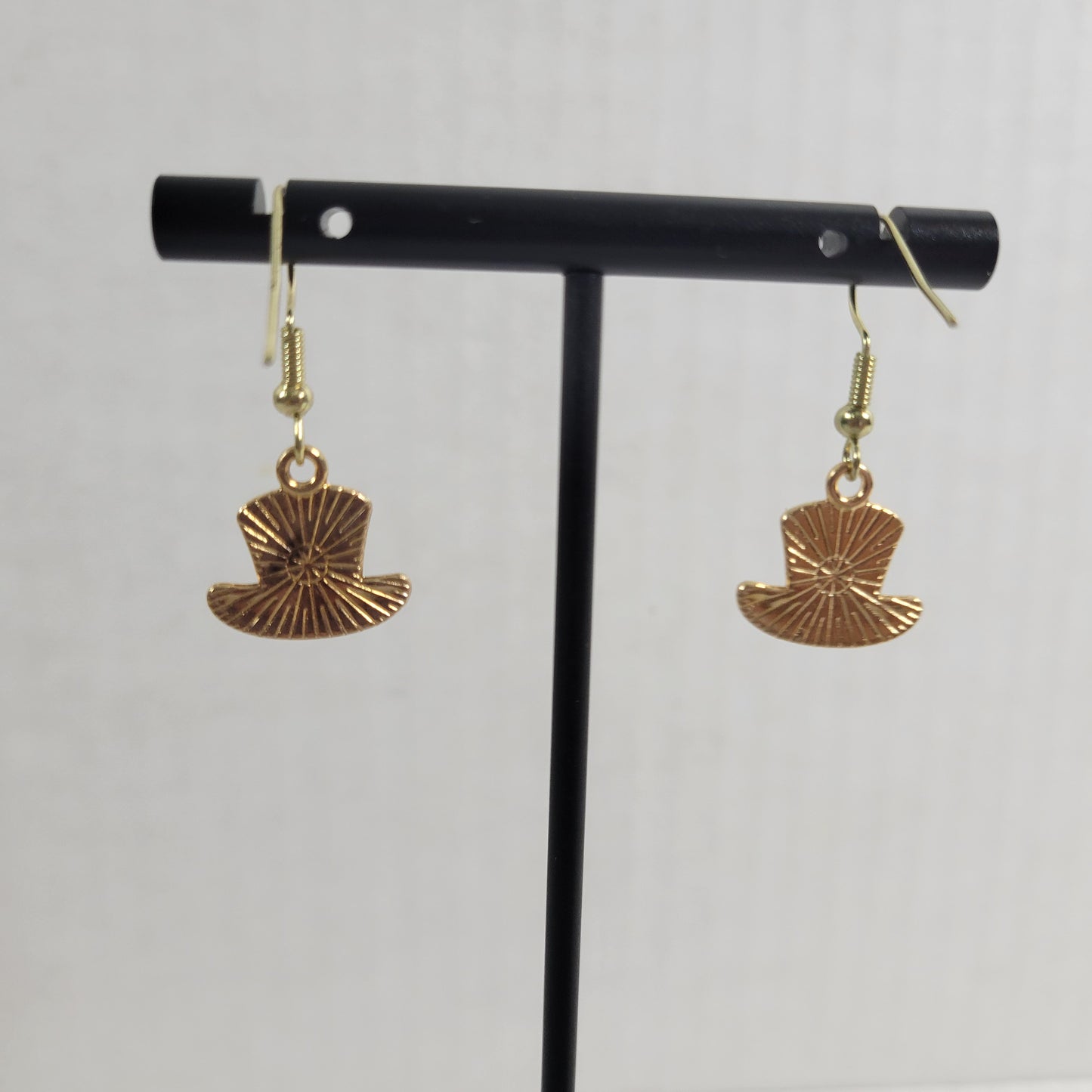 Uncle Sam Hat Patriotic Earrings July 4th Dangle Drop Multicolored Women E44E