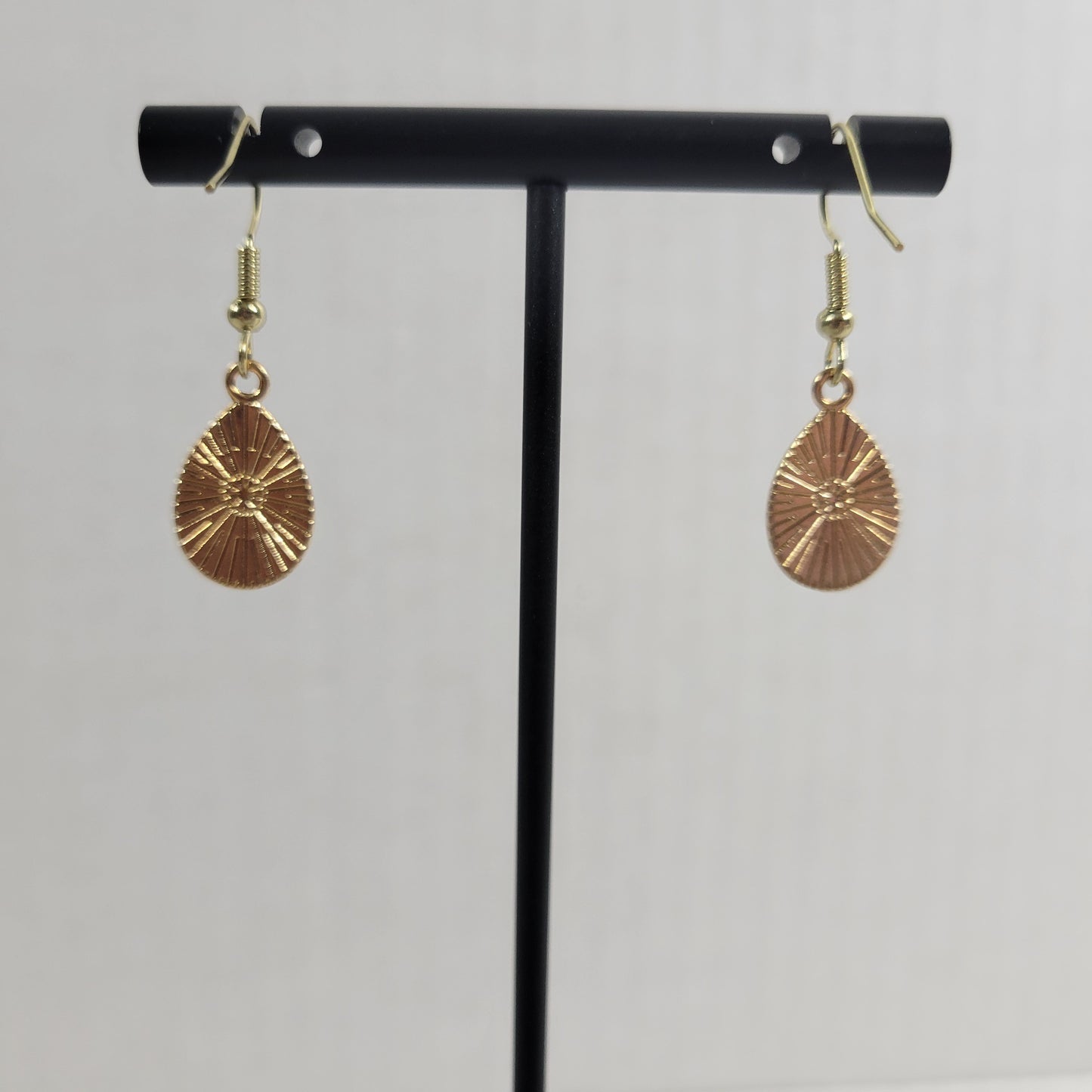 USA Flag Teardrop Earrings Patriotic July 4th Dangle Drop Women Holiday E45E