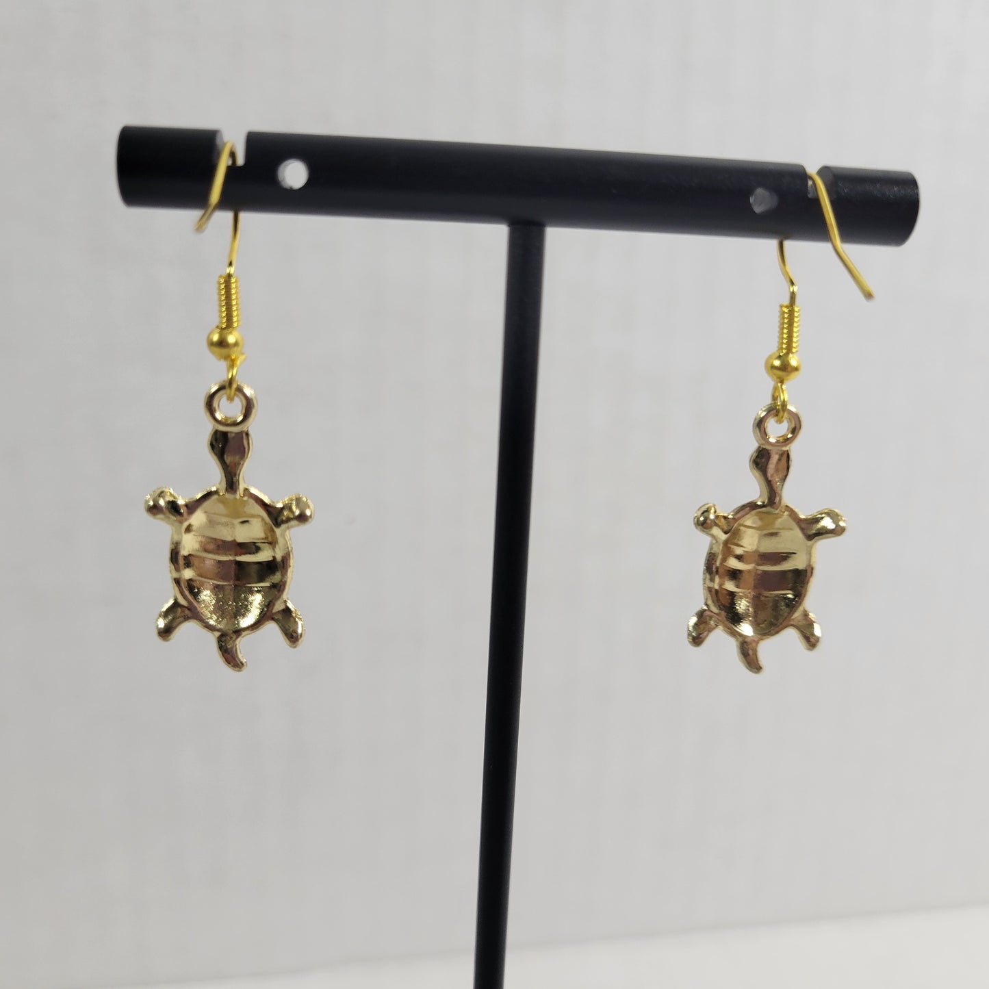Turtle Dangle Drop Earrings Women Zinc Alloy Pink Red White Gold Tone E70E