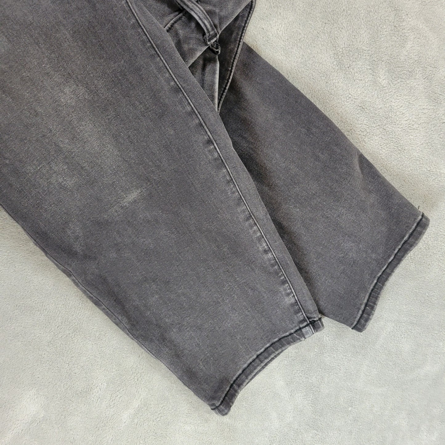 Simply Vera Wang 22WS Petite Black Skinny Cropped Jeans Elastic Waist SKI22E