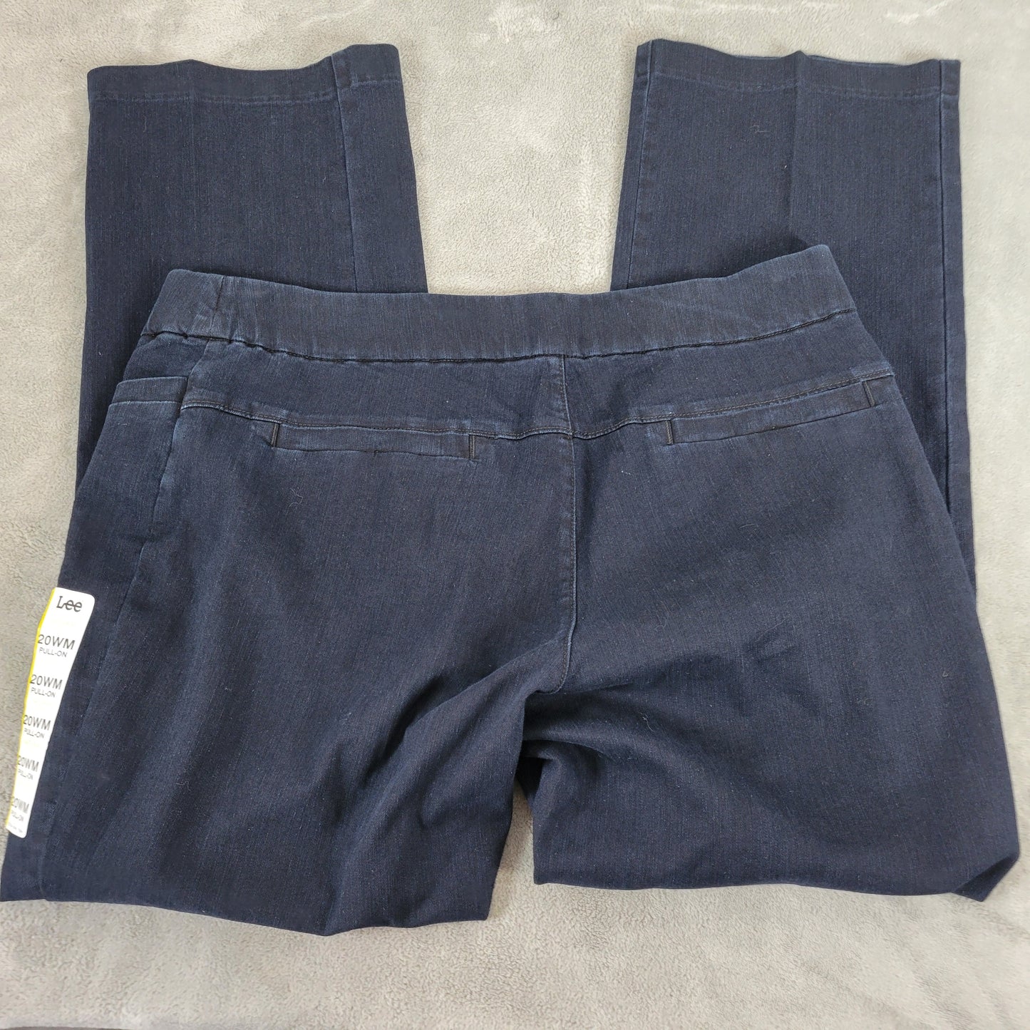 Lee Style Up Women 20W Indigo Blue Jeans Dark Wash Cotton Denim SL62E