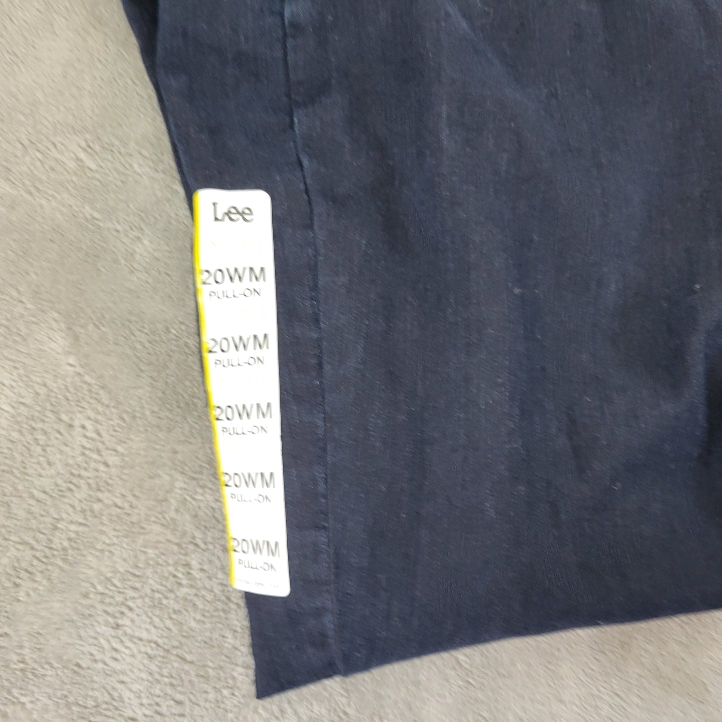 Lee Style Up Women 20W Indigo Blue Jeans Dark Wash Cotton Denim SL62E