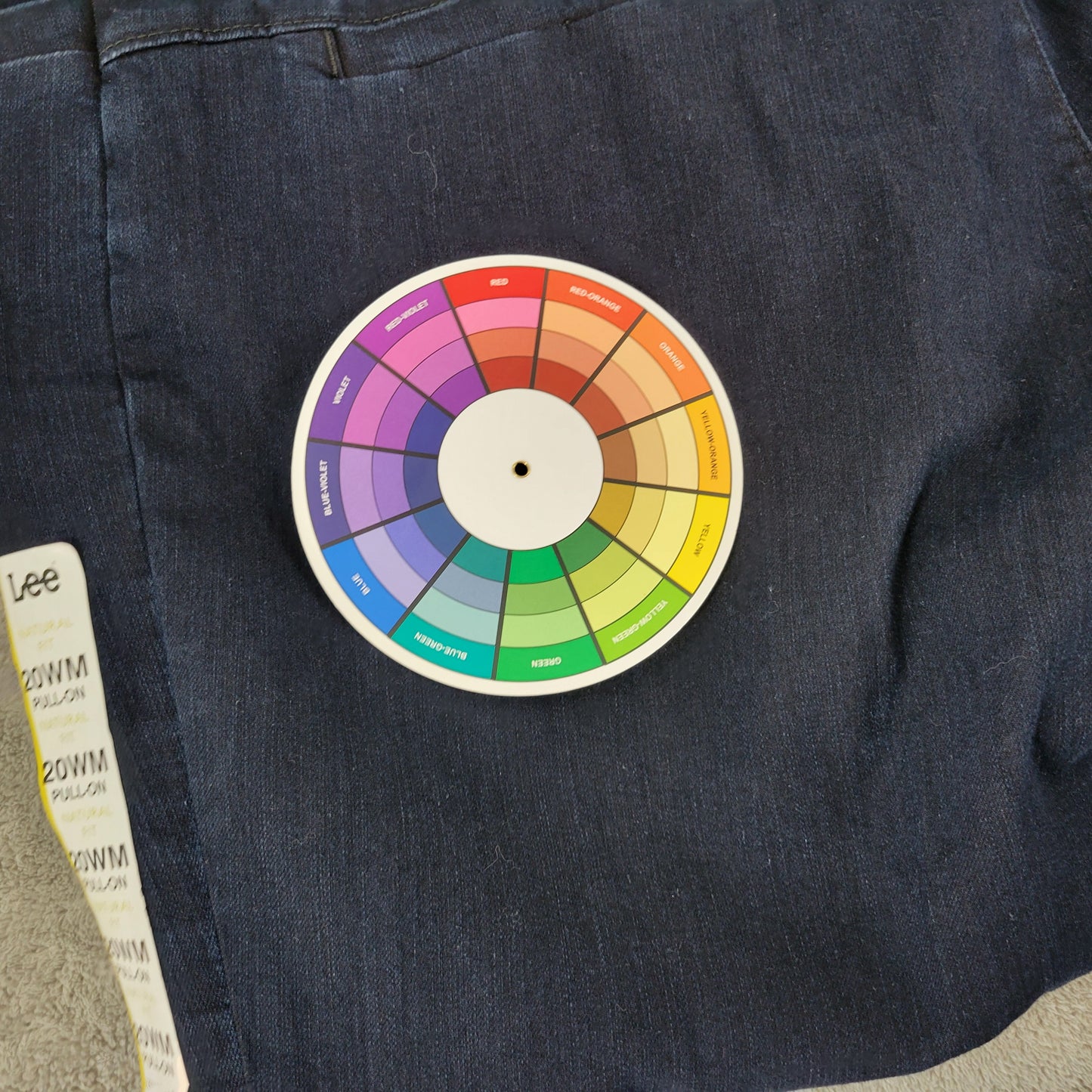 Lee Style Up Women 20W Indigo Blue Jeans Dark Wash Cotton Denim SL62E