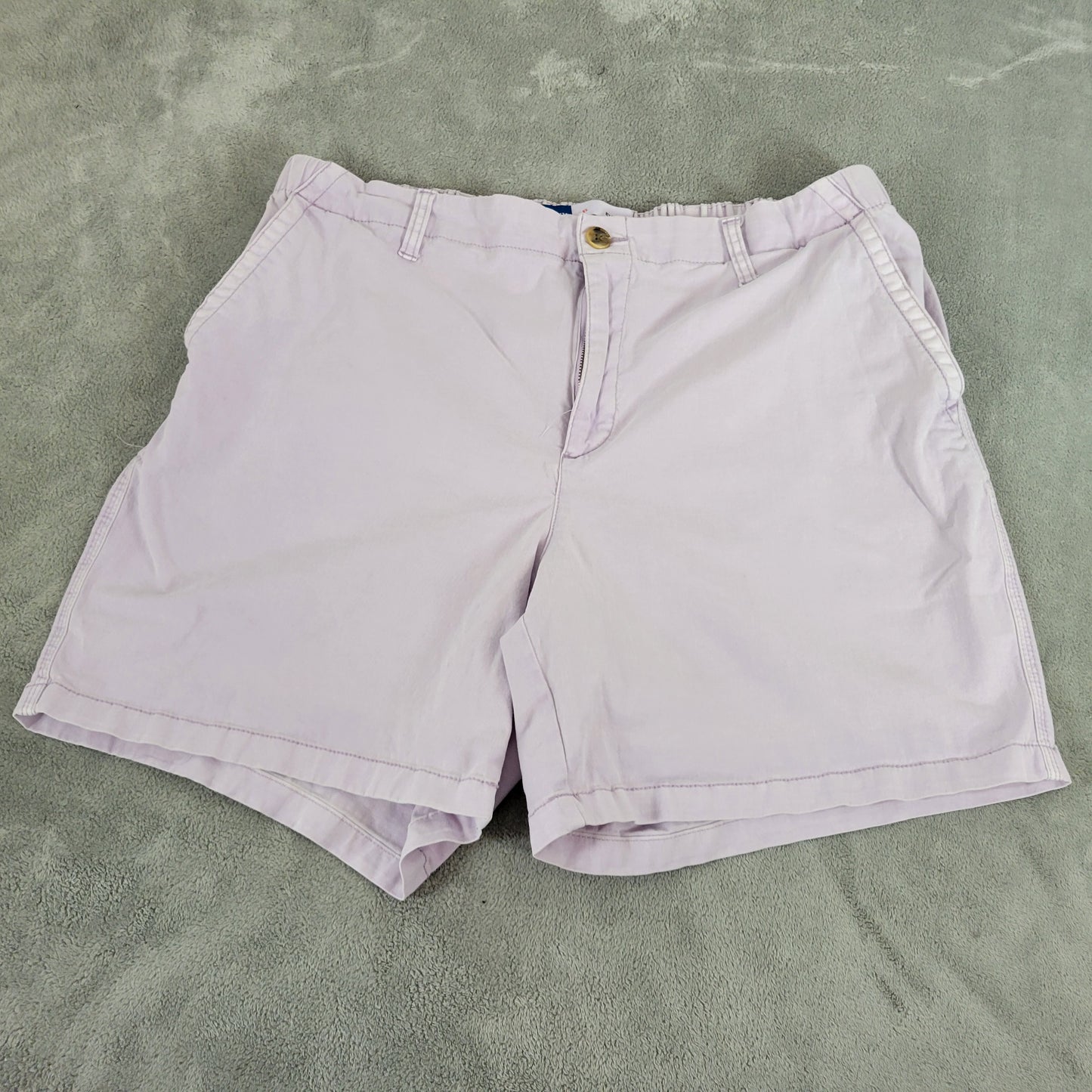 Old Navy Everyday Womens Shorts XL Lavender Chino Purple Elastic Waist PUR63E
