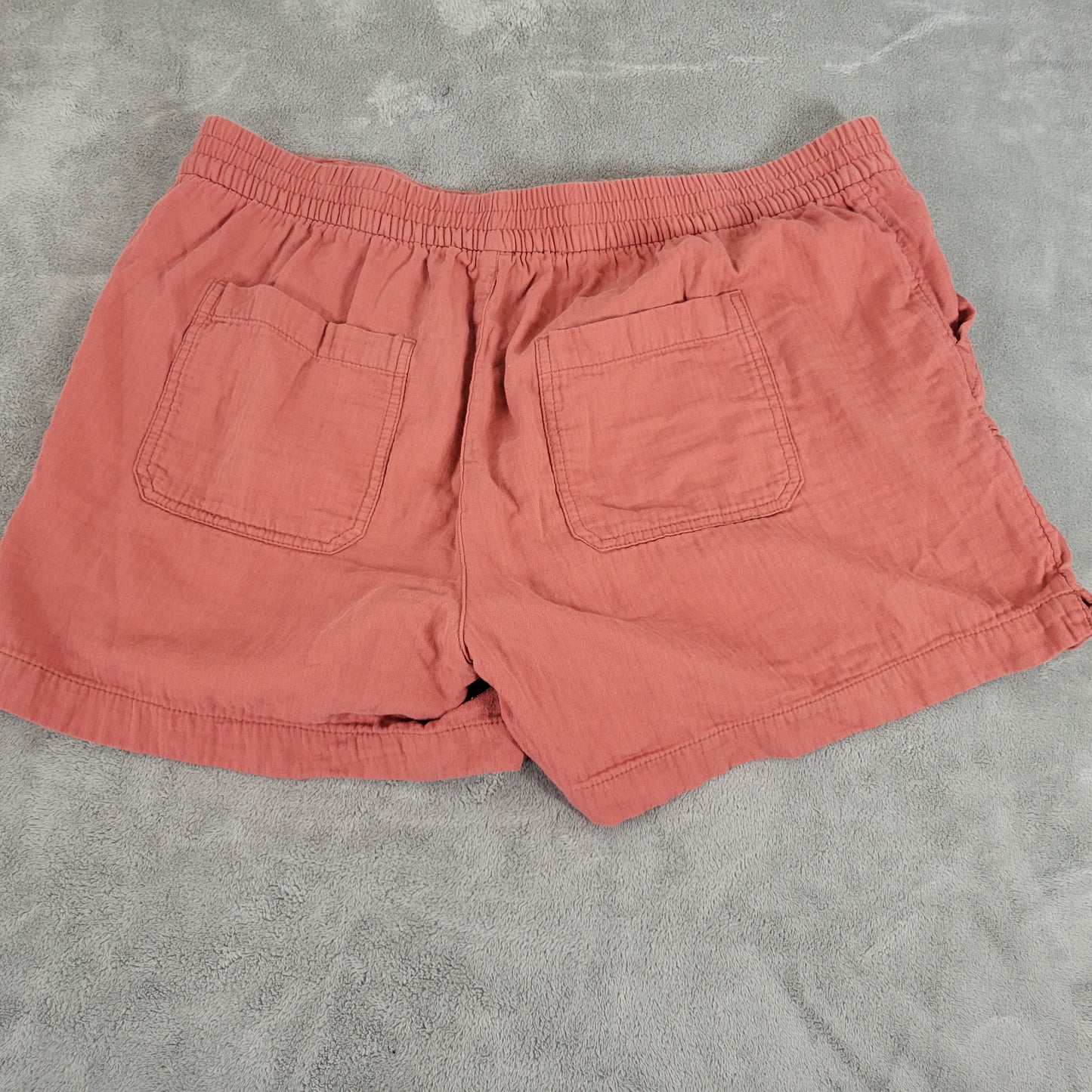 Old Navy Womens Shorts XL Burnt Orange Cotton Drawstring Elastic Waist BRO6E