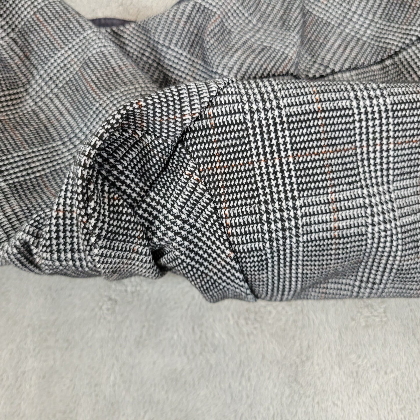 Investments II 18WS Petite Black White Plaid Capri Pants Pull On PLA33E
