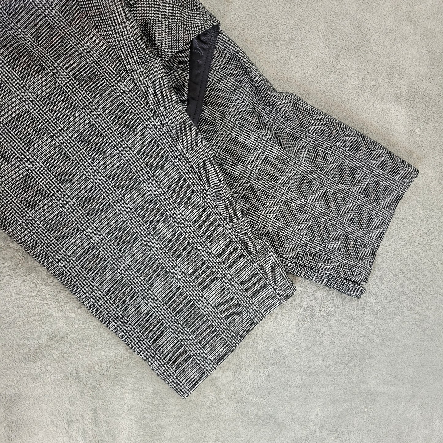 Investments II 18WS Petite Black White Plaid Capri Pants Pull On PLA33E