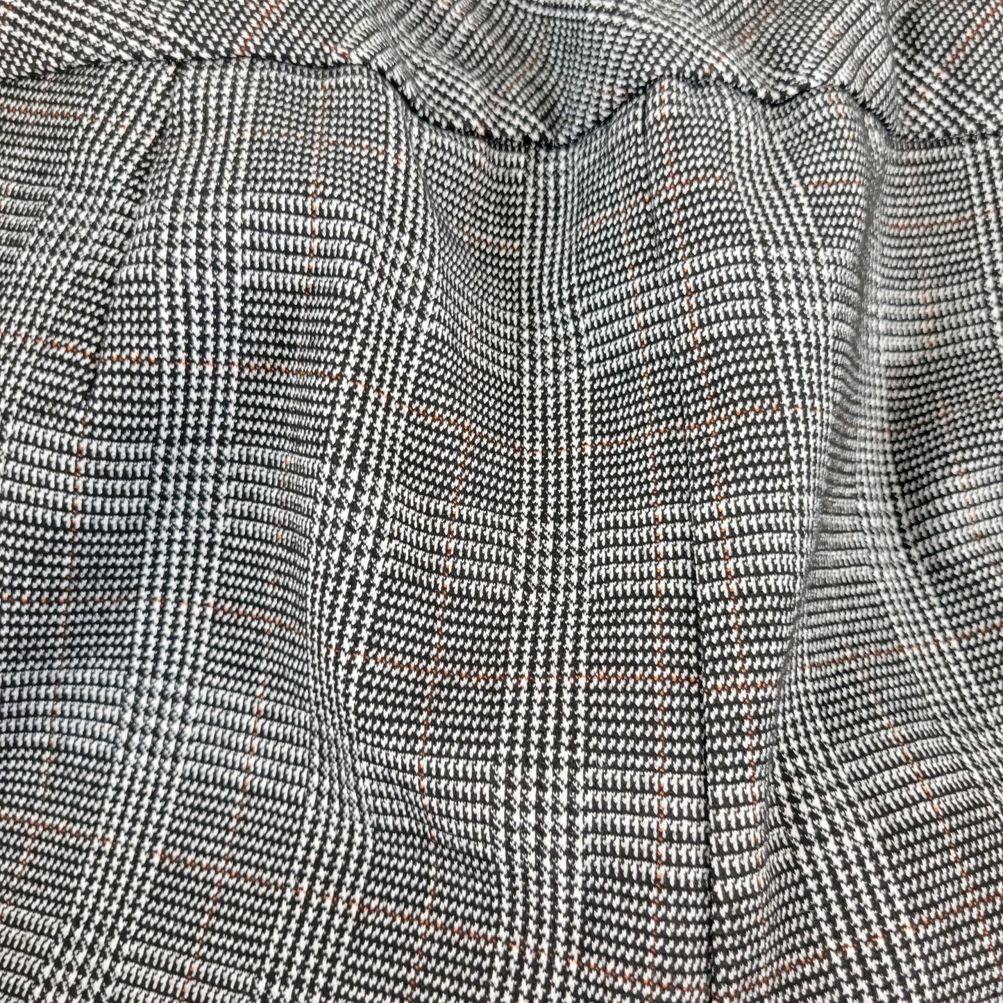 Investments II 18WS Petite Black White Plaid Capri Pants Pull On PLA33E