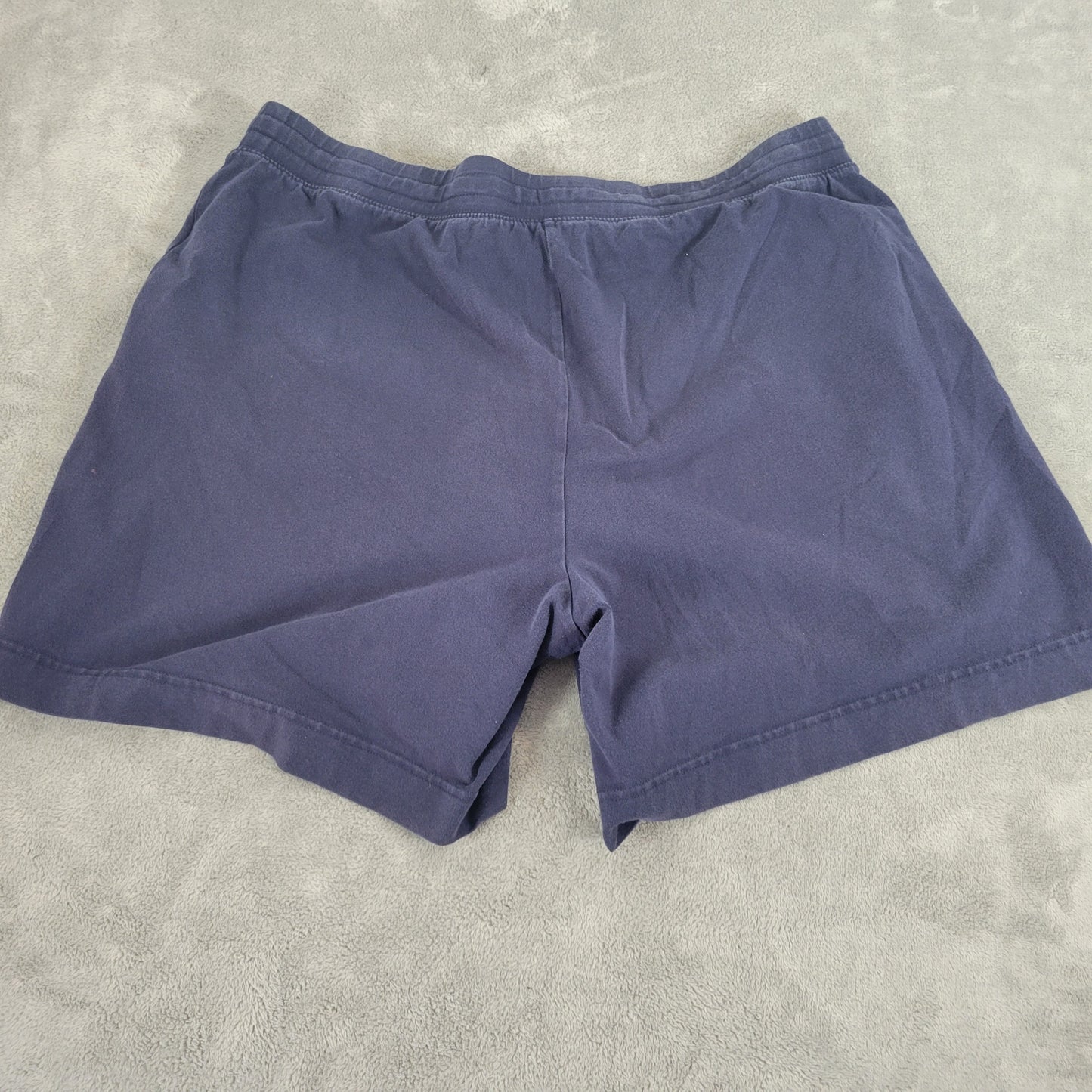 Karen Scott Shorts XL Blue Drawstring Cotton Blend Stretch 6" Inseam BLU15XE