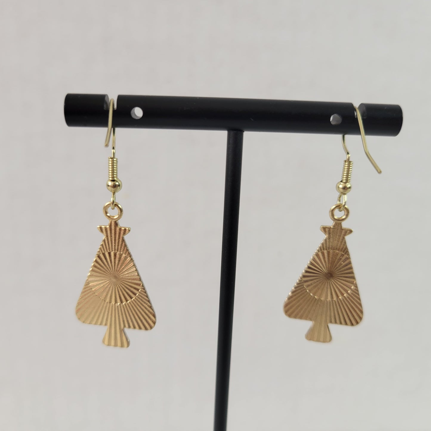 Green Red Christmas Tree Dangle Drop Earrings Women Holiday Jewelry Gift E84E