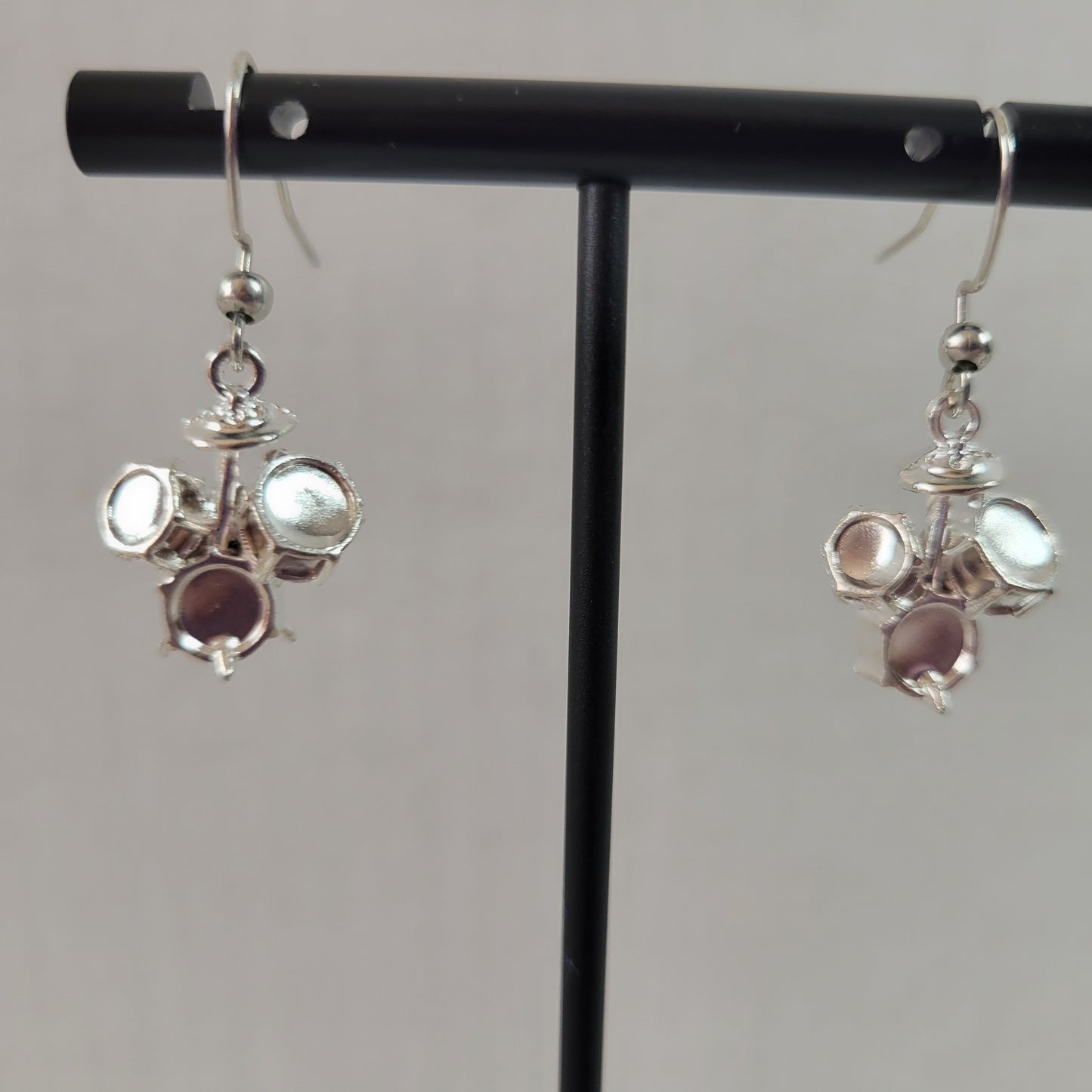 Women Drum Set Dangle Earrings Music Lover Statement Jewelry Percussion E88E