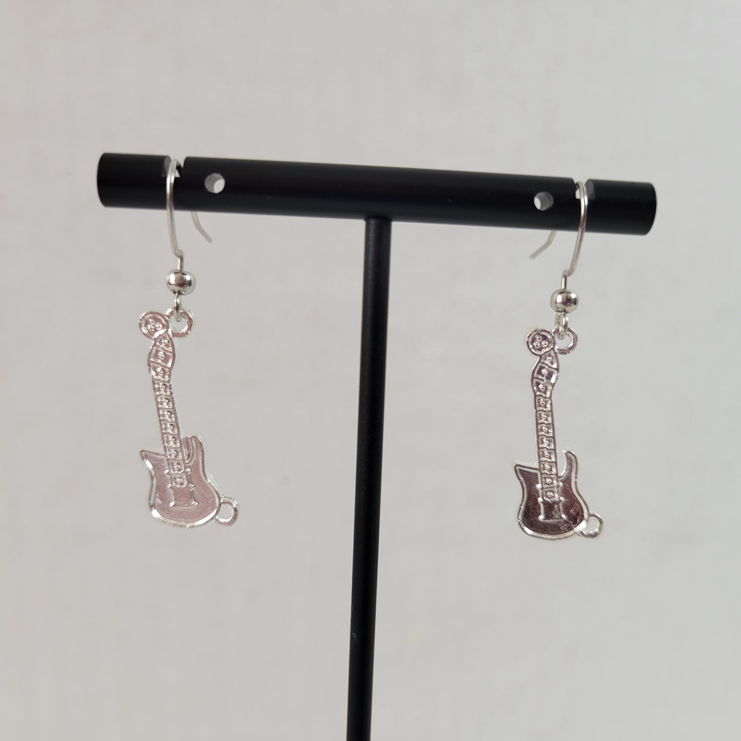 Women Electric Guitar Dangle Earrings Rock Music Lover Concert Statement E98E