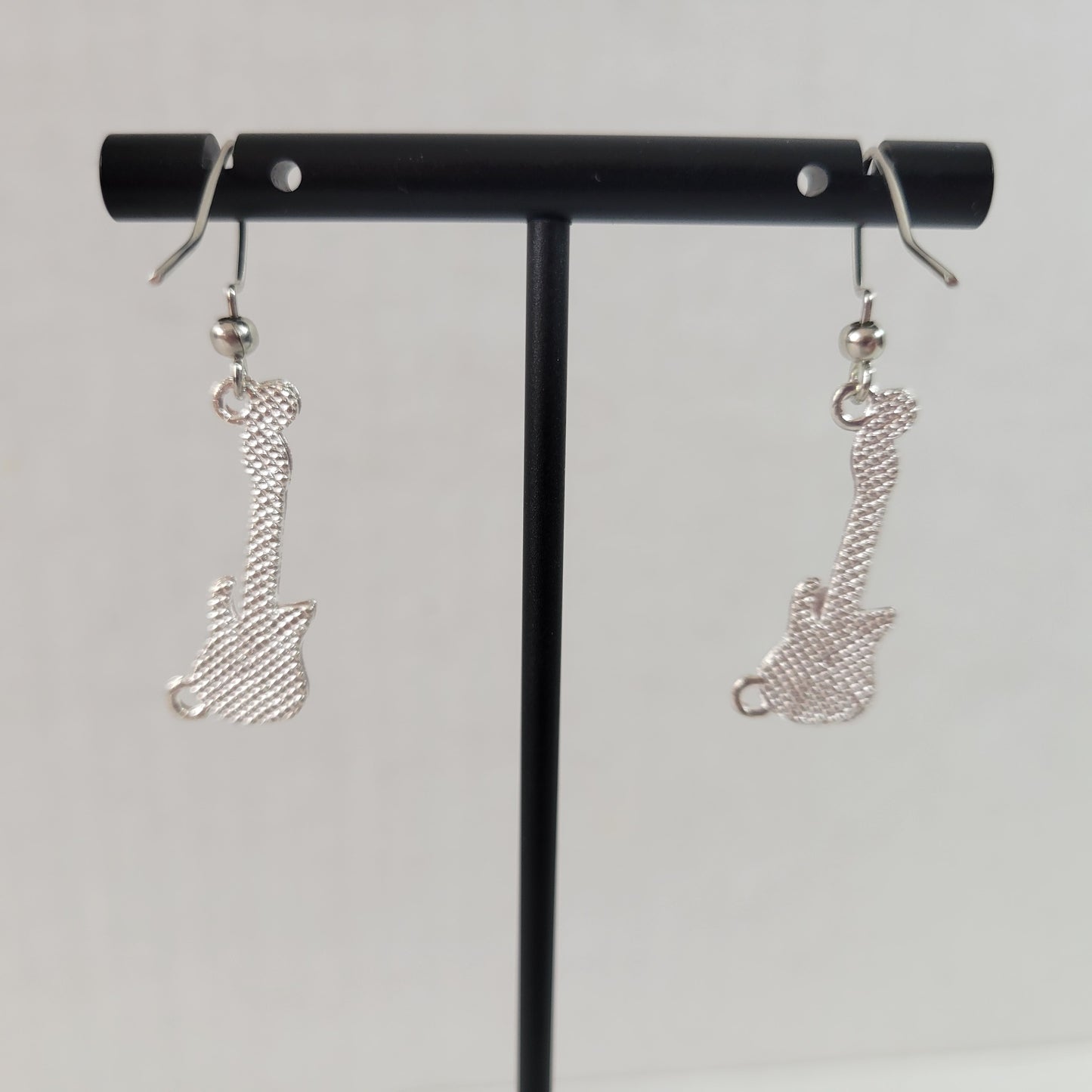 Women Electric Guitar Dangle Earrings Rock Music Lover Concert Statement E98E