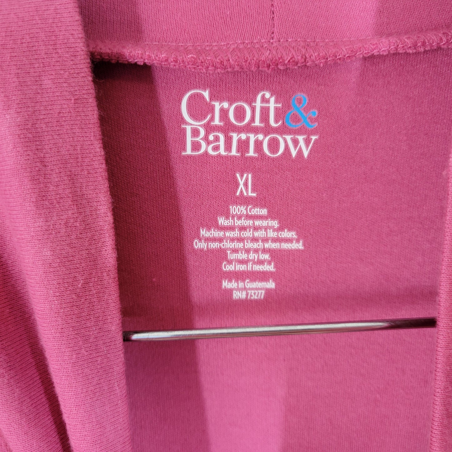 Croft & Barrow Womens XL Lavender Turtleneck Sleeveless Knit Cotton Top PIN15E