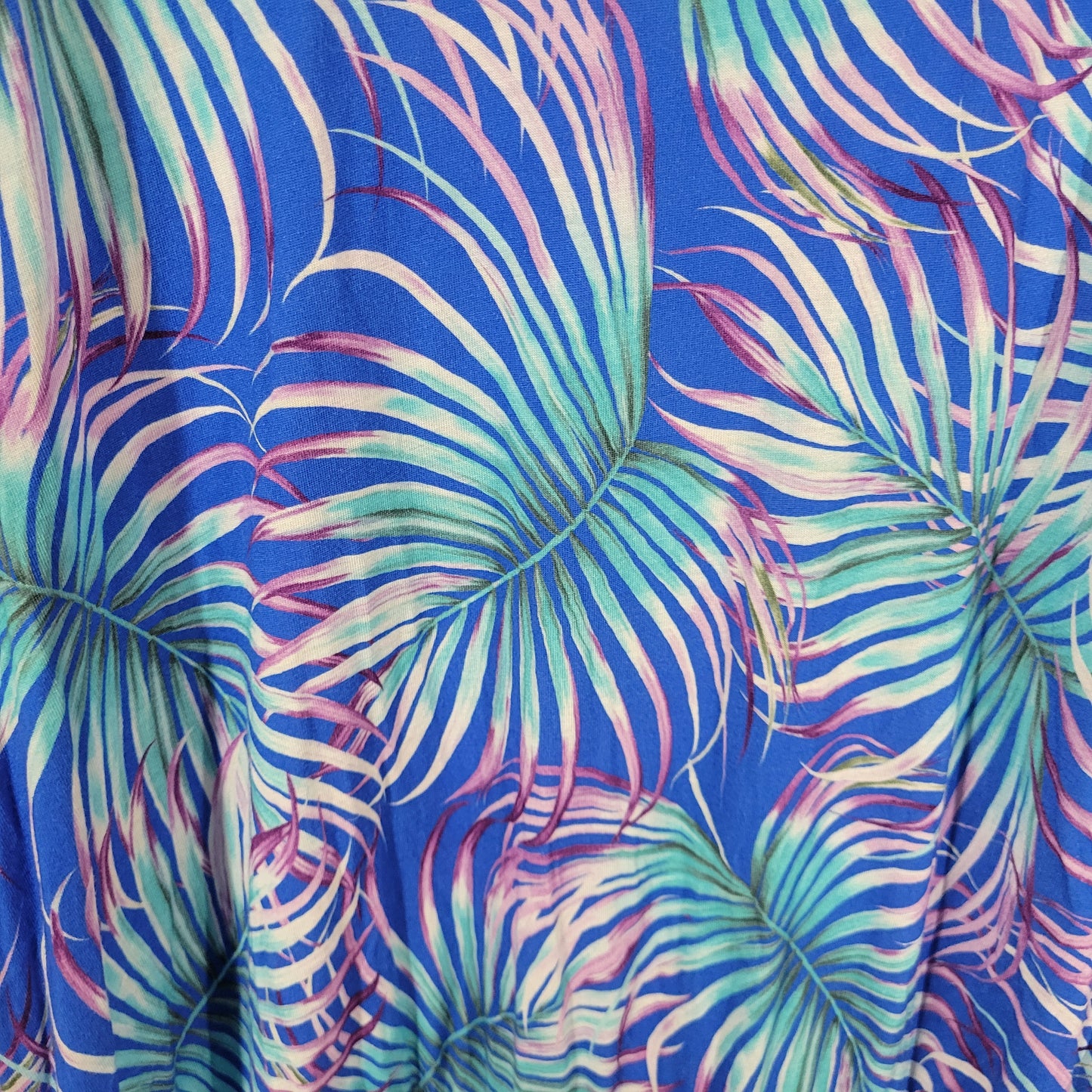 Venus Lascana Womens 1X Romper Blue Floral Sleeveless Elastic Waist FLO83E