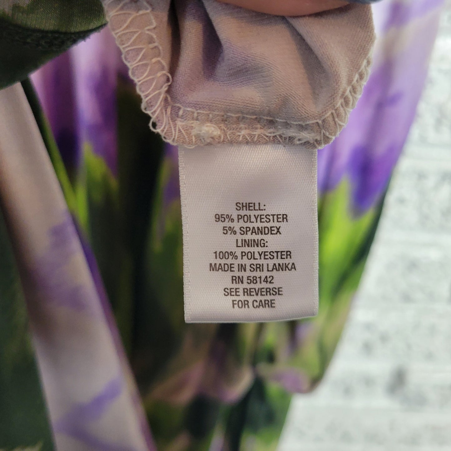 Dress Barn 22 Plus Size Maxi Dress Purple Green Watercolor High Low WAT50E