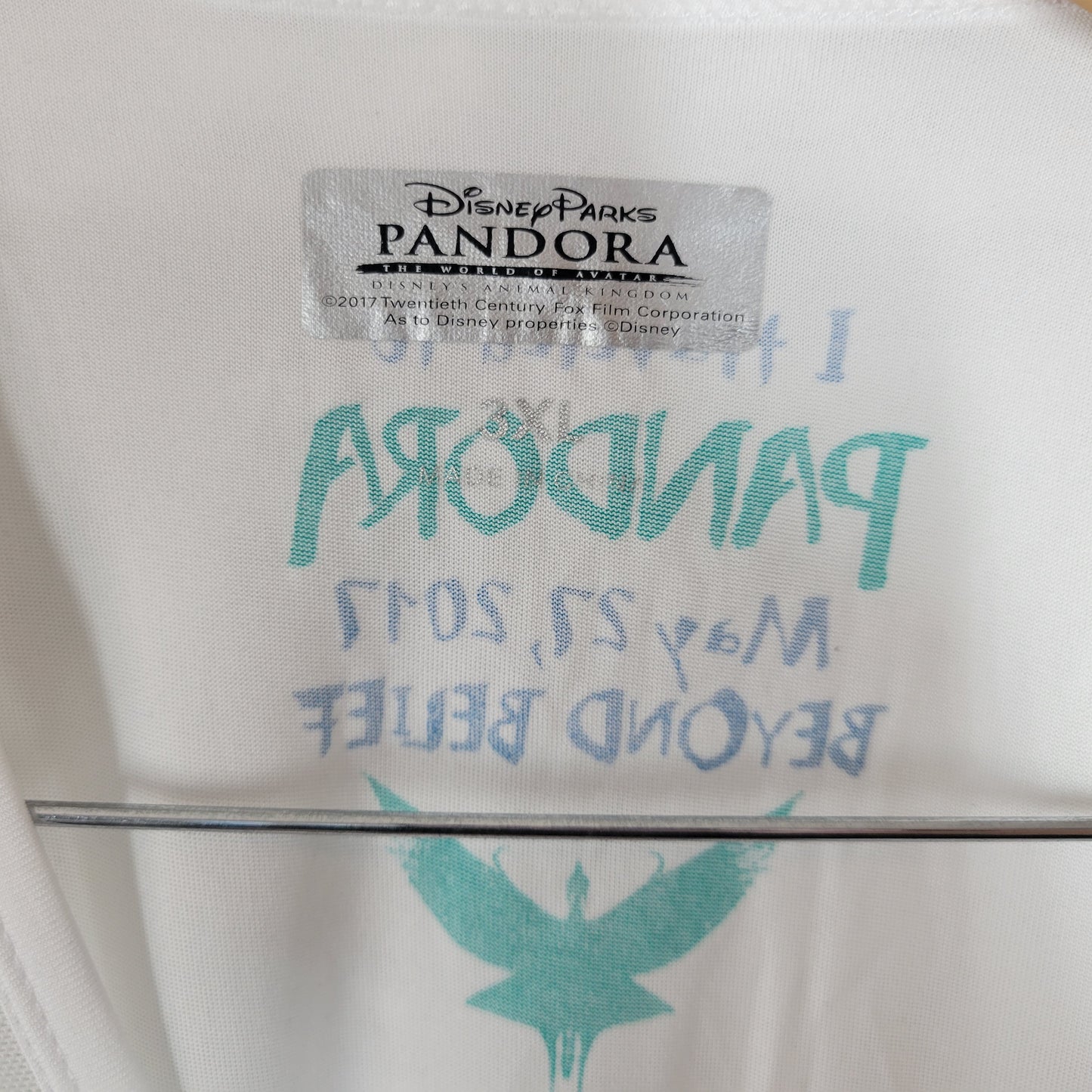 Disney Parks Avatar Pandora Tee 3XL Opening Day May 27 2017 White Shirt NOV125E