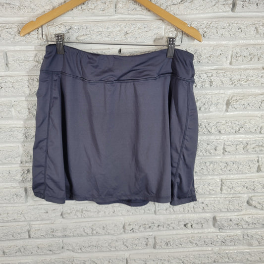 Baleaf Skort XL Womens Gray Activewear Pull On Tennis Skirt Short Casual GRA72E