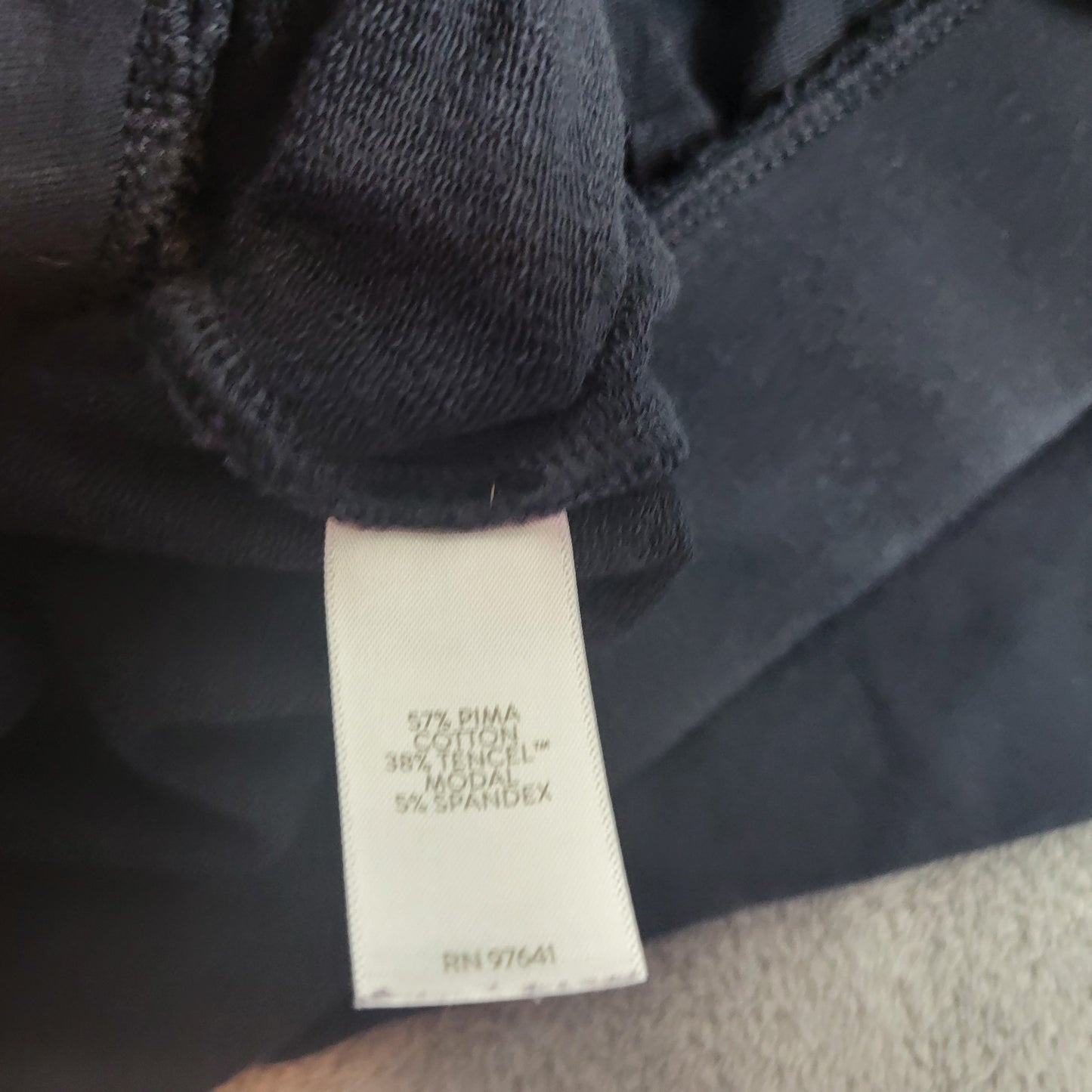 Pure Jill Affinity French Terry Pants XLP Petite Blue Slim Jogger BLU15XE