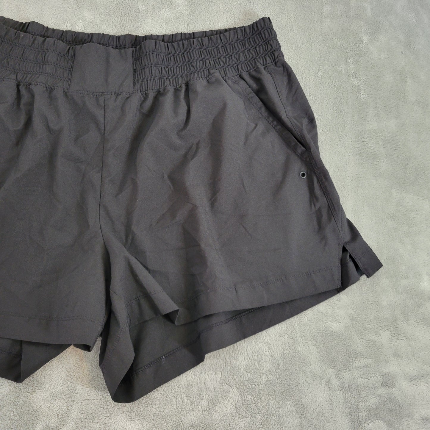 Old Navy Shorts 2X Womens Plus Black Quick Dry Elastic Waist Pull On BLA86E