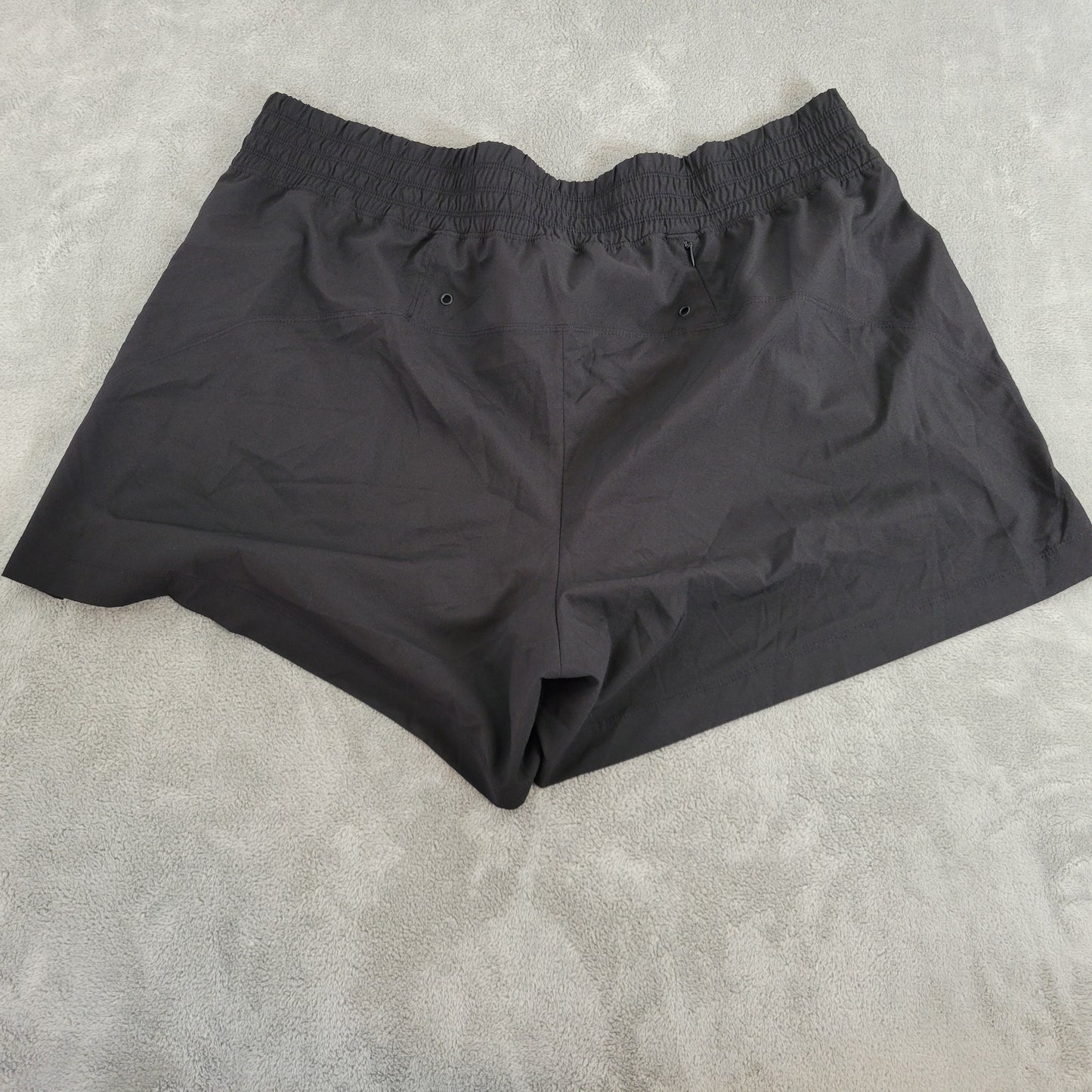 Old Navy Shorts 2X Womens Plus Black Quick Dry Elastic Waist Pull On BLA86E